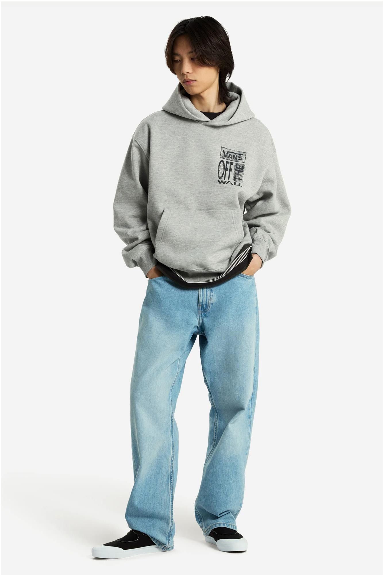 Vans  - Grijze Cut and Paste hoodie
