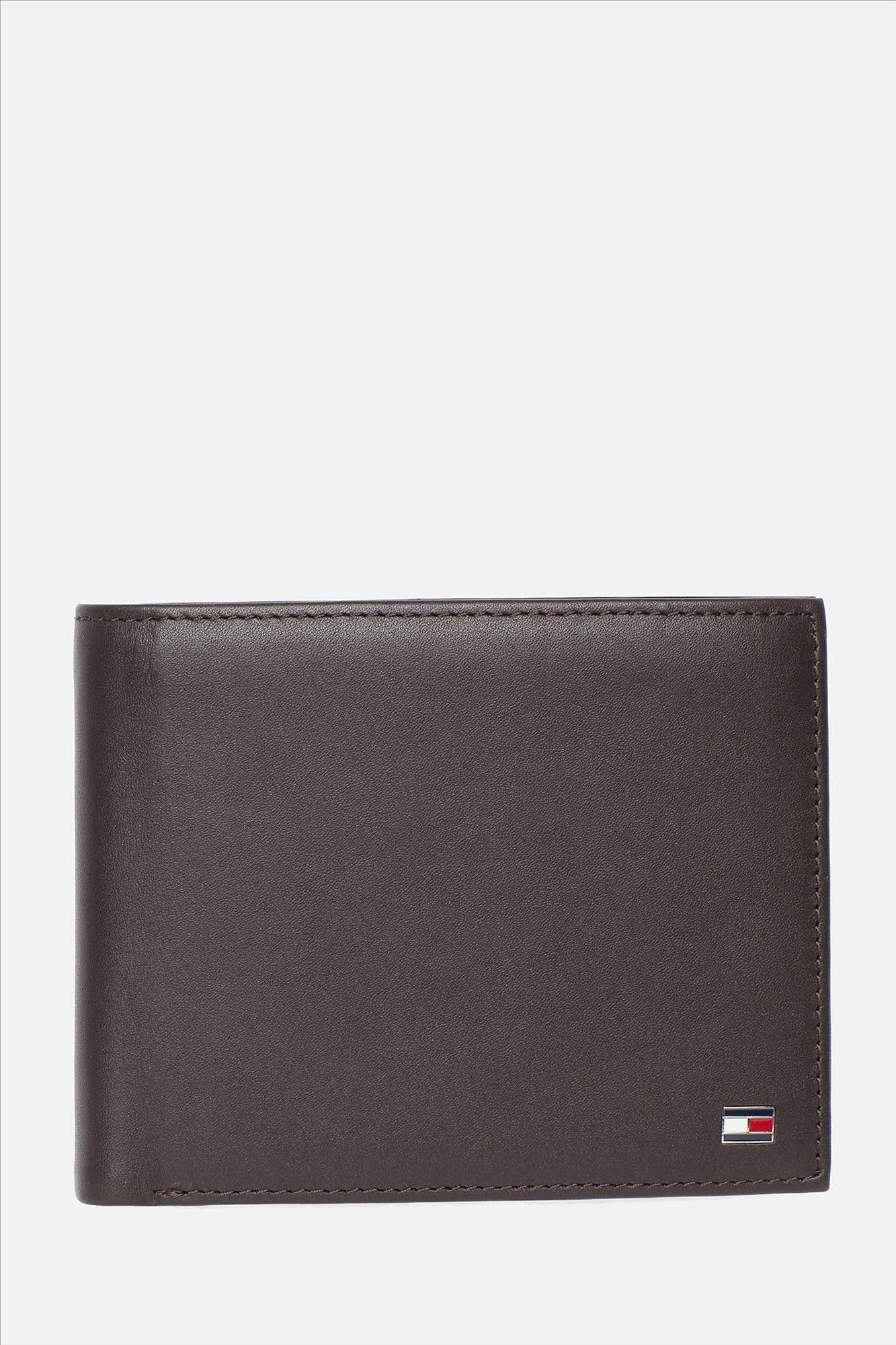 Tommy Jeans - Donkerbruine Eton CC and Coin Pocket portefeuille