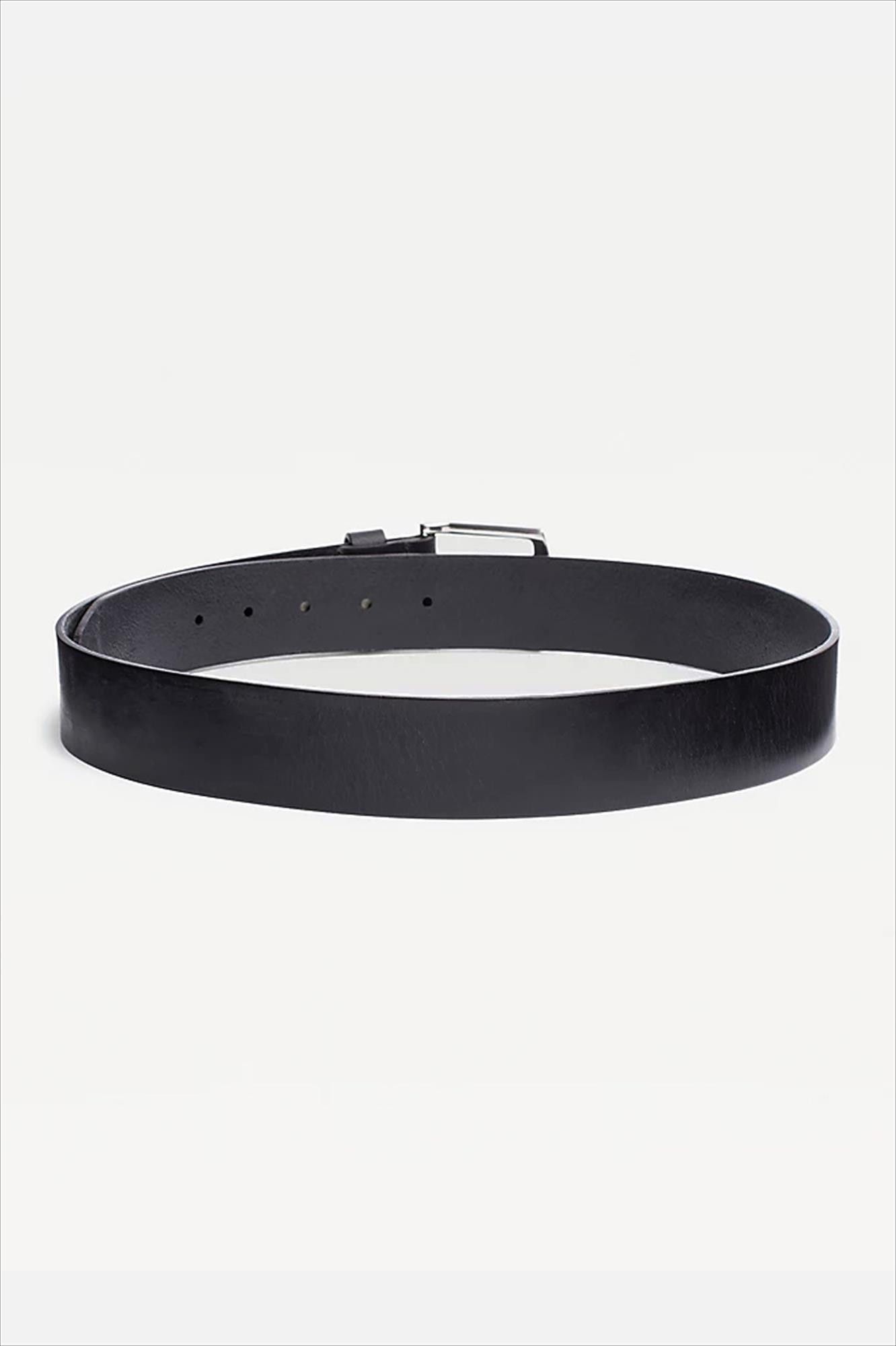 Tommy Jeans - Zwarte Denton riem