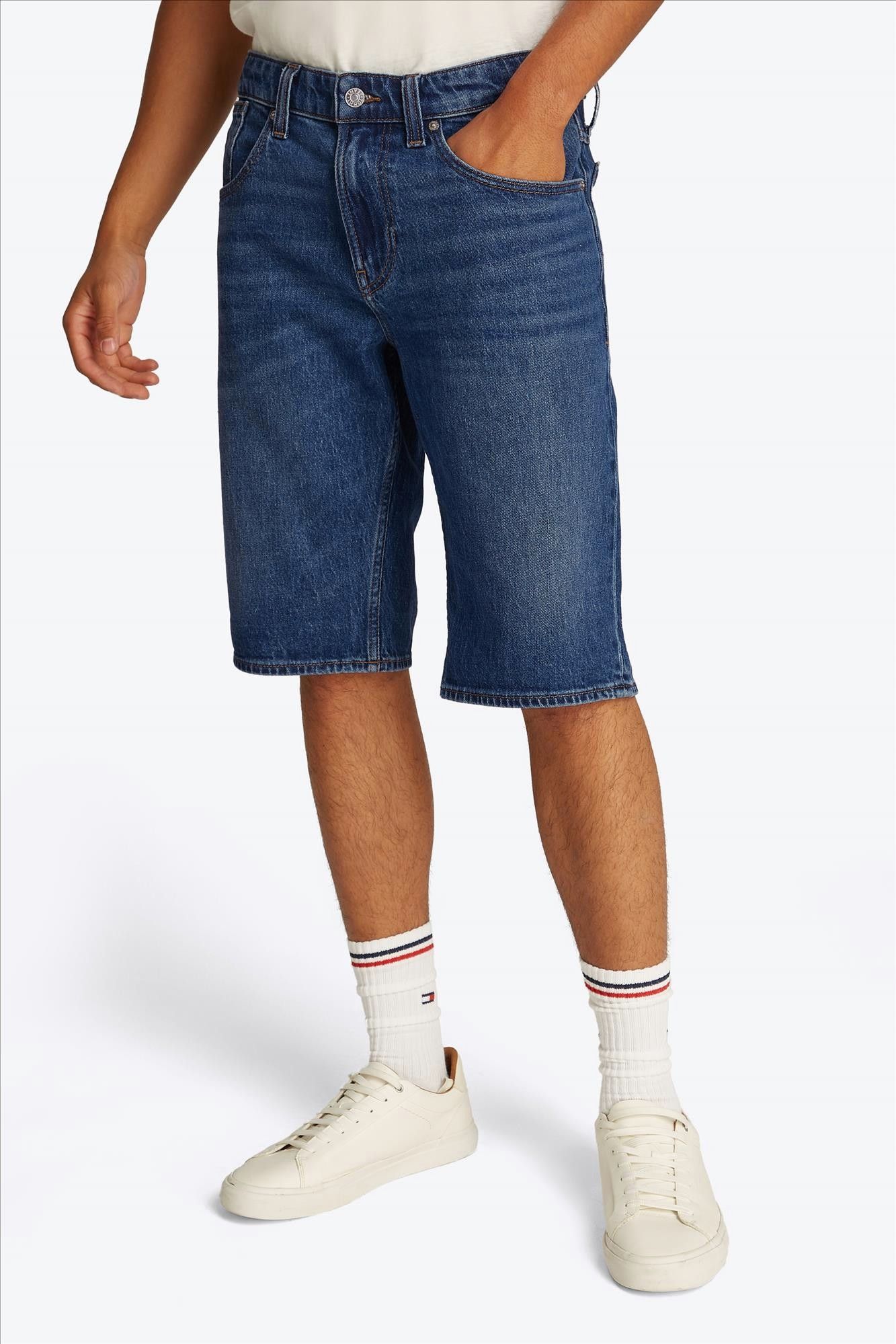 Tommy Jeans - Donkerblauwe Ronnie loose jeansshort
