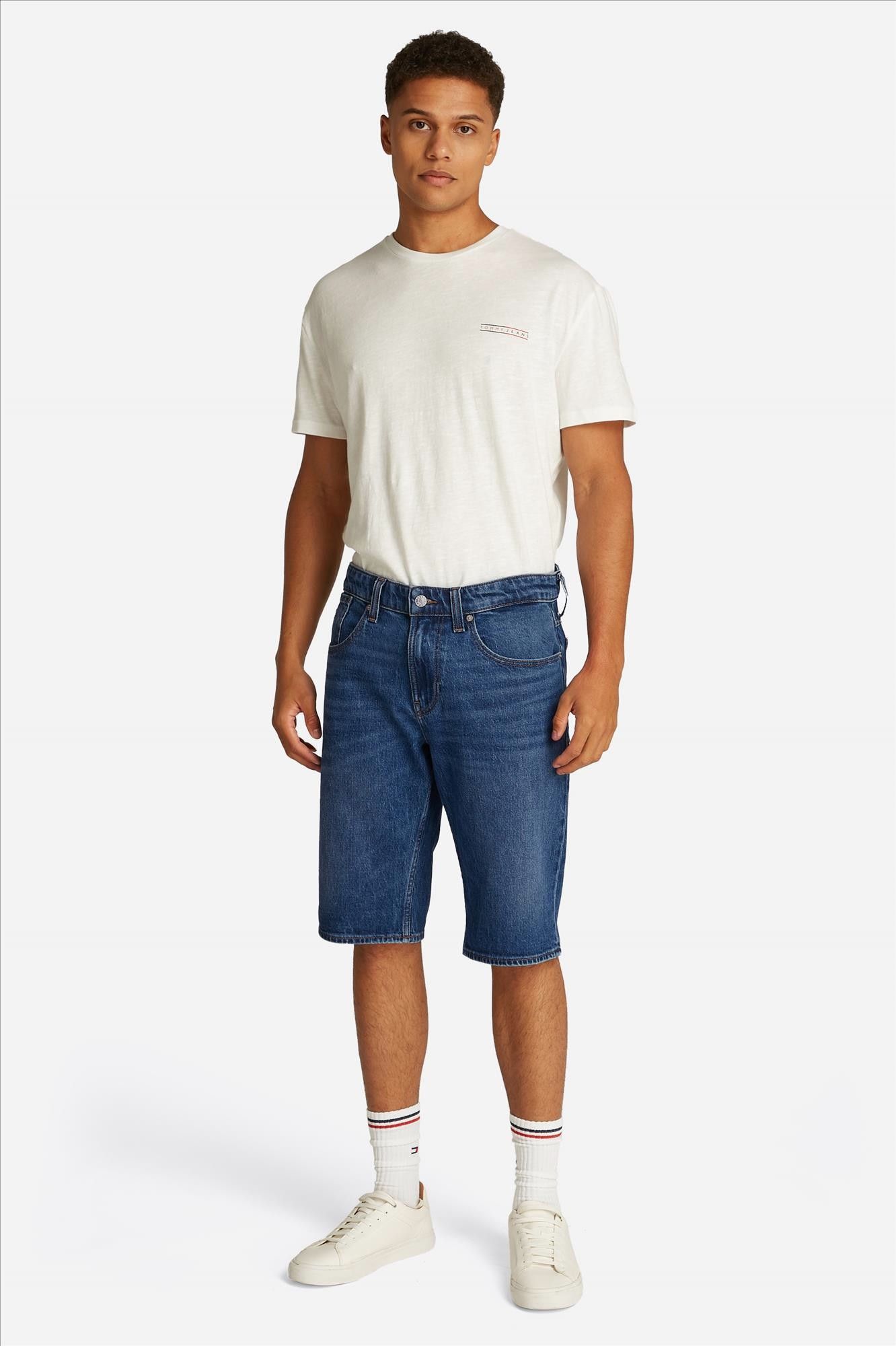 Tommy Jeans - Donkerblauwe Ronnie loose jeansshort