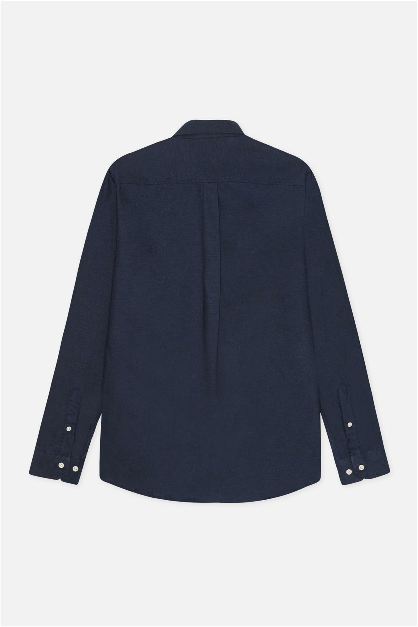 LES DEUX  - Donkerblauw Soft Flannel hemd