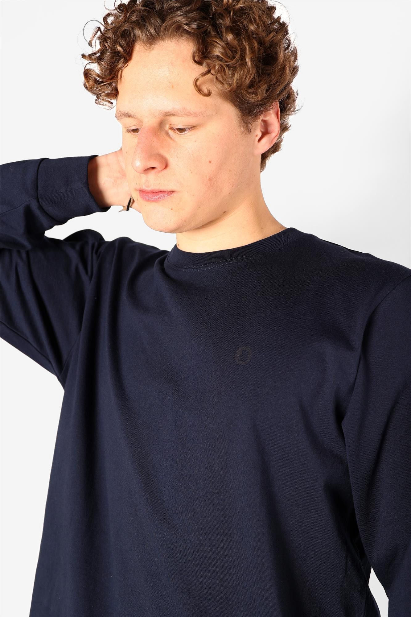 Brooklyn - Donkerblauwe B-Icon longsleeve