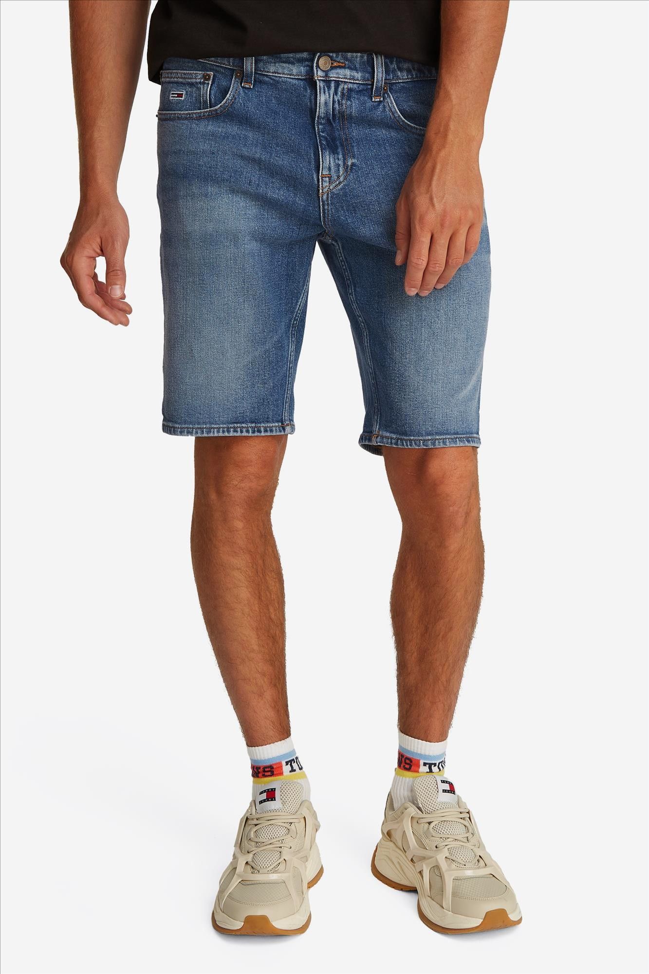 Tommy Jeans - Middenblauwe Scanton jeansshort