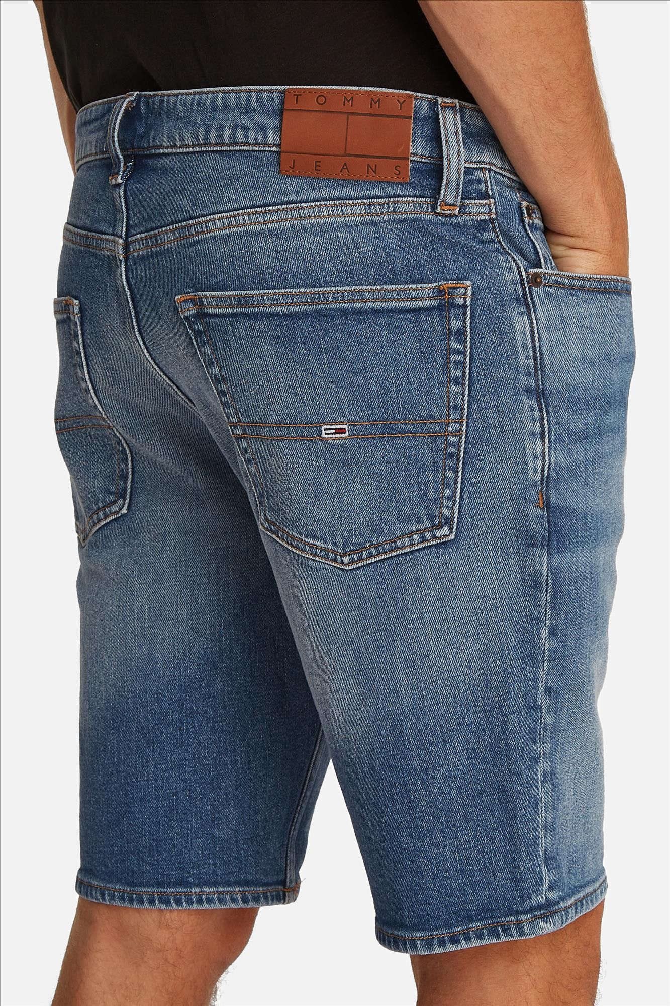 Tommy Jeans - Middenblauwe Scanton jeansshort