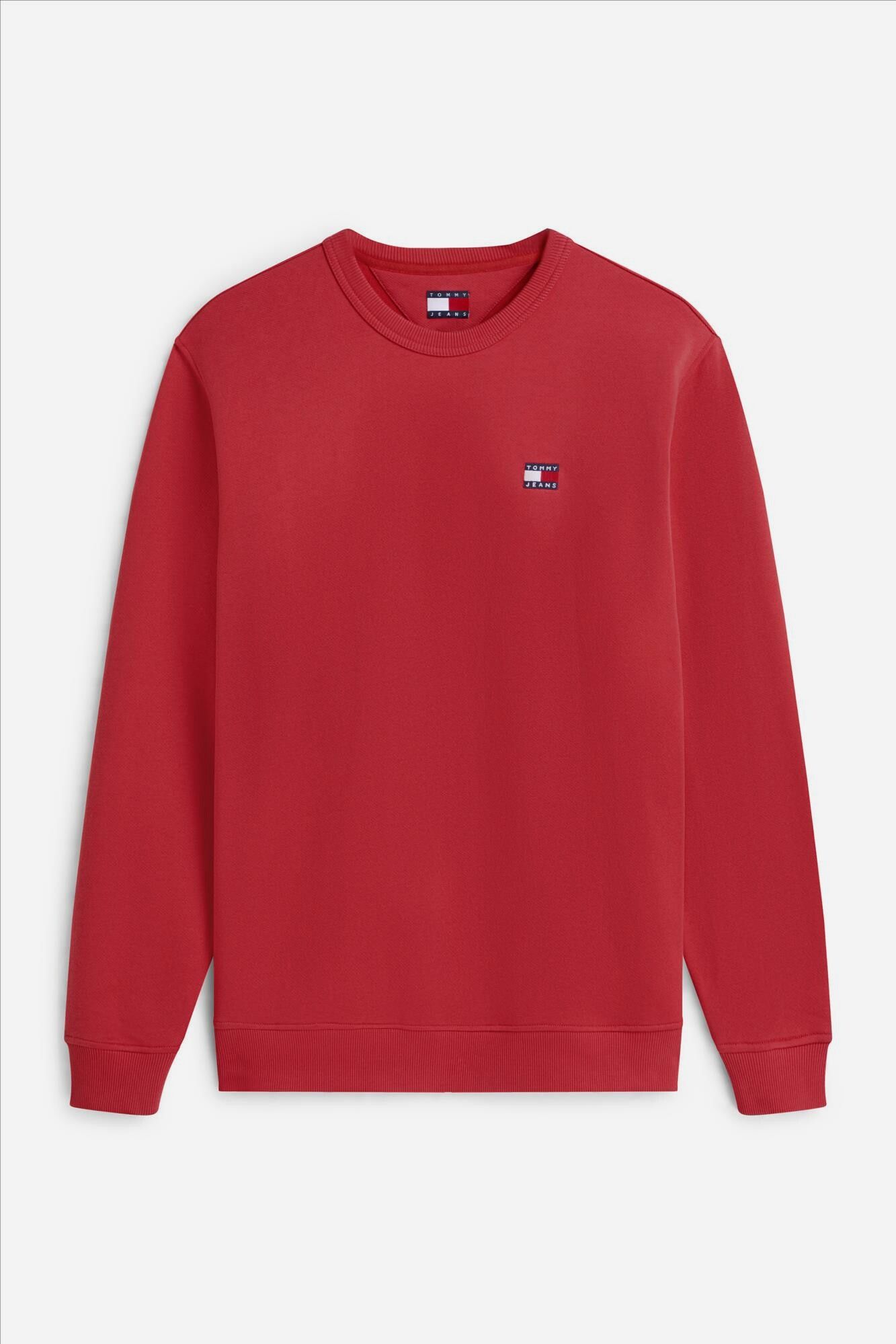 Tommy Jeans - Rode Regular Badge sweater