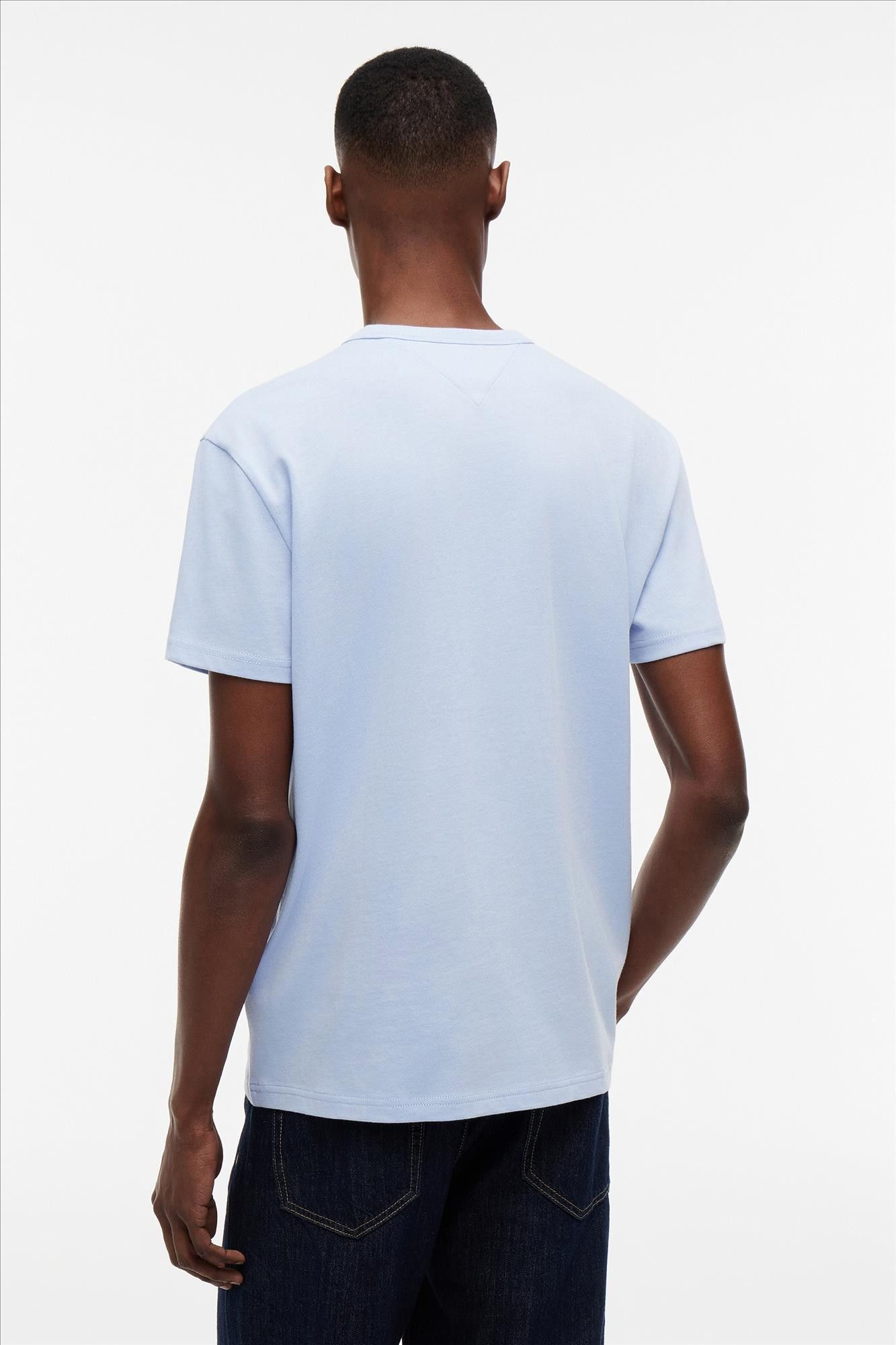 Tommy Jeans - Lichtblauwe Logo Badge T-shirt