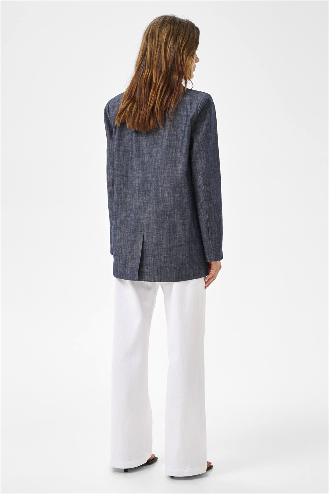 My Essential Wardrobe - Donkerblauwe Dazzie blazer