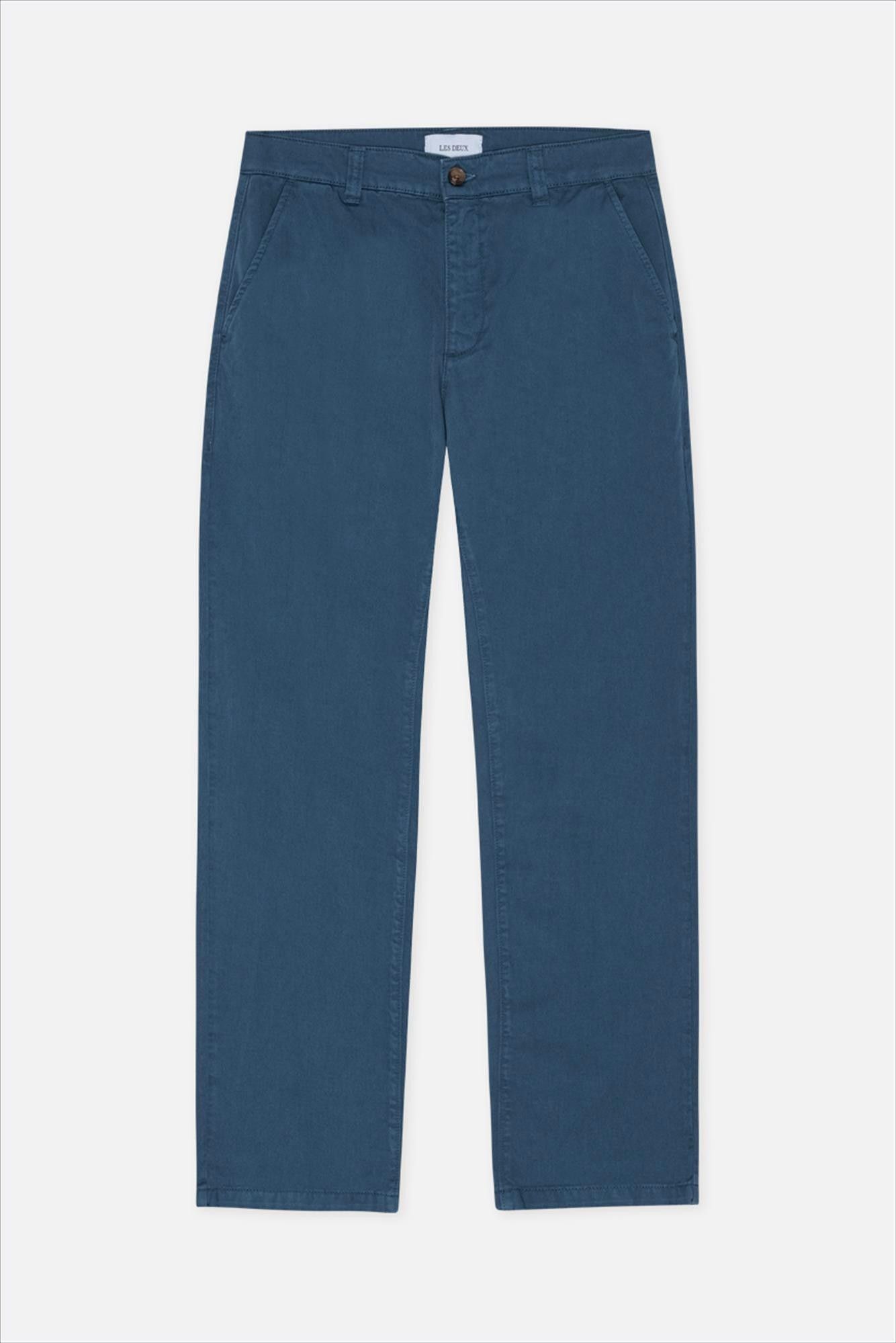 LES DEUX  - Dark Denim Blue chino broek