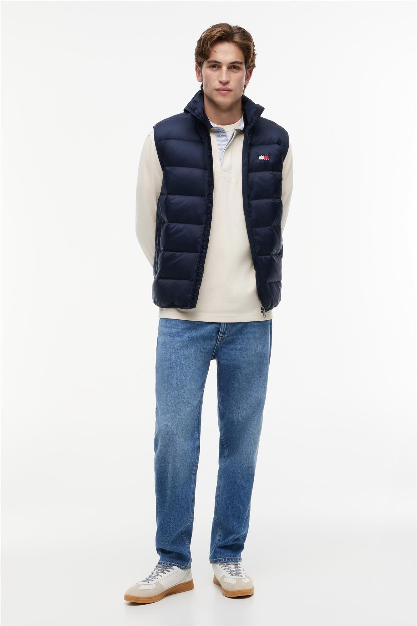 Tommy Jeans - Donkerblauwe Light Down bodywarmer