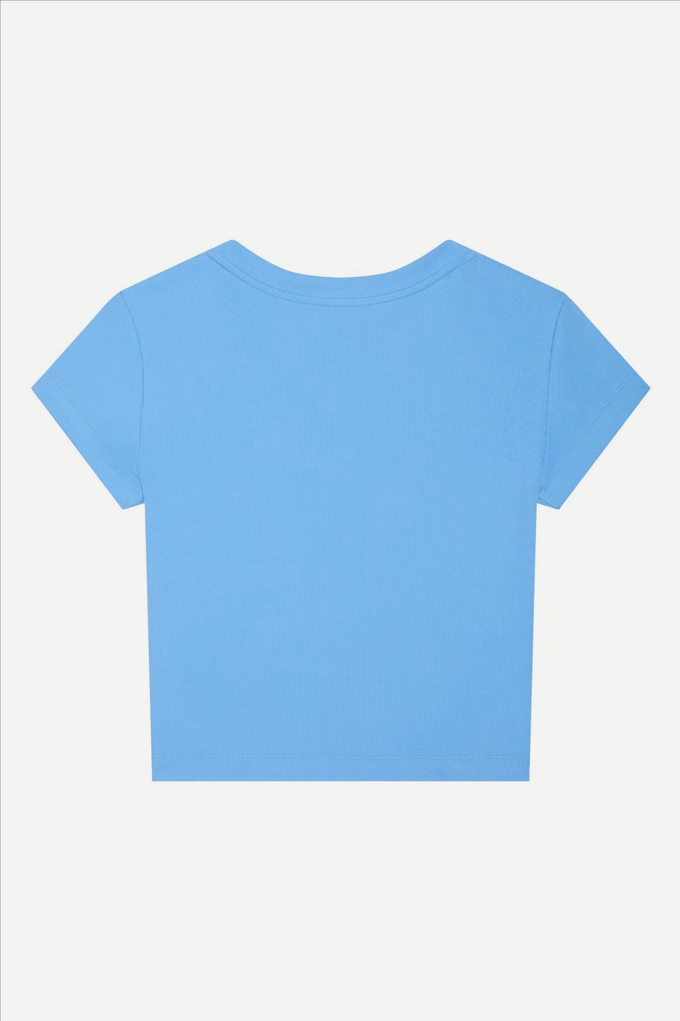 Calvin Klein Jeans - Blauwe Marina Rib T-shirt