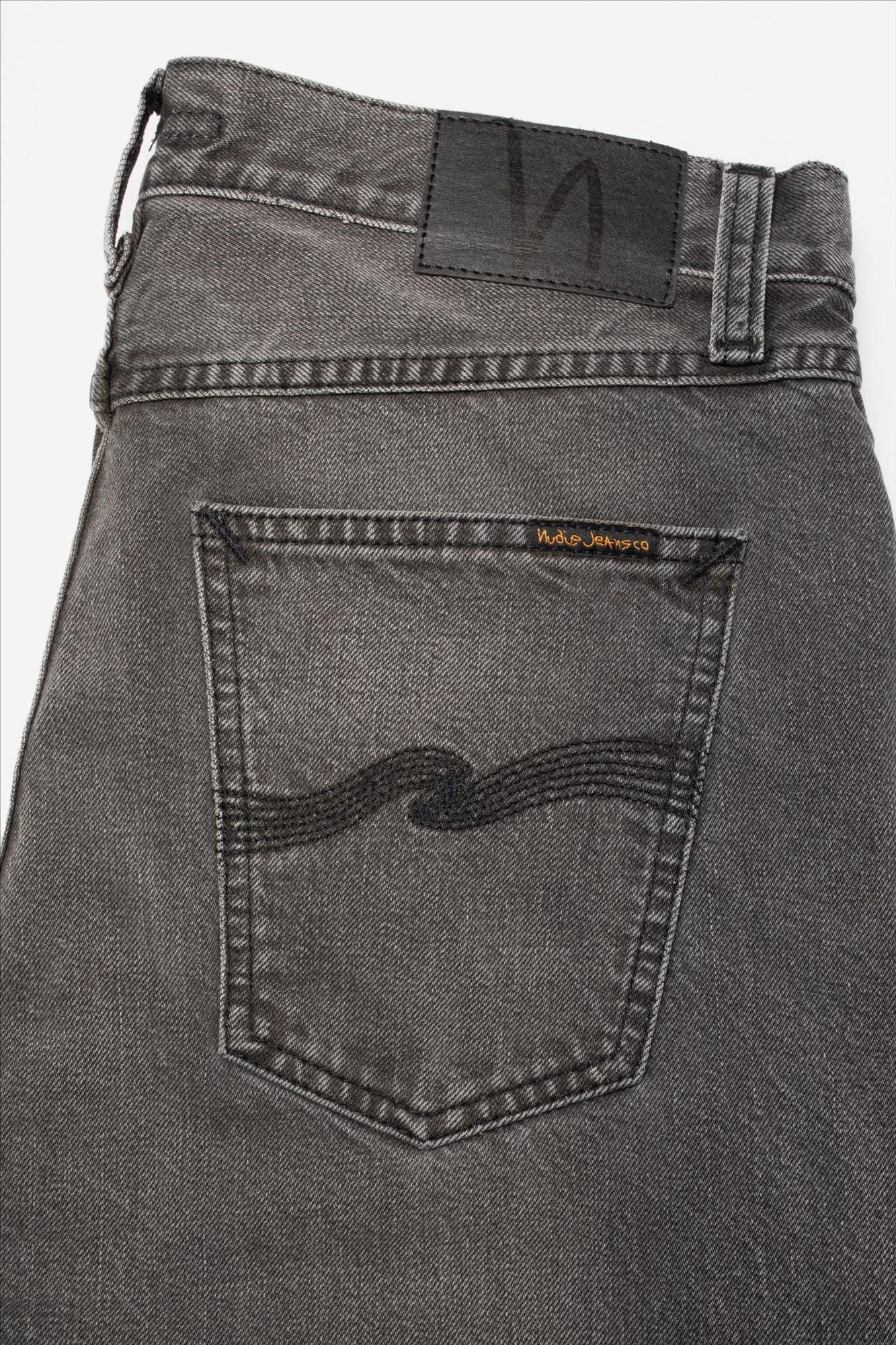 Nudie Jeans Co. - Grijze Gritty Jackson straight jeans