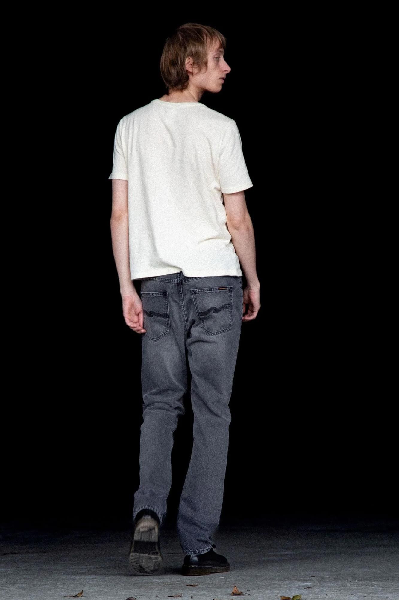Nudie Jeans Co. - Grijze Gritty Jackson straight jeans