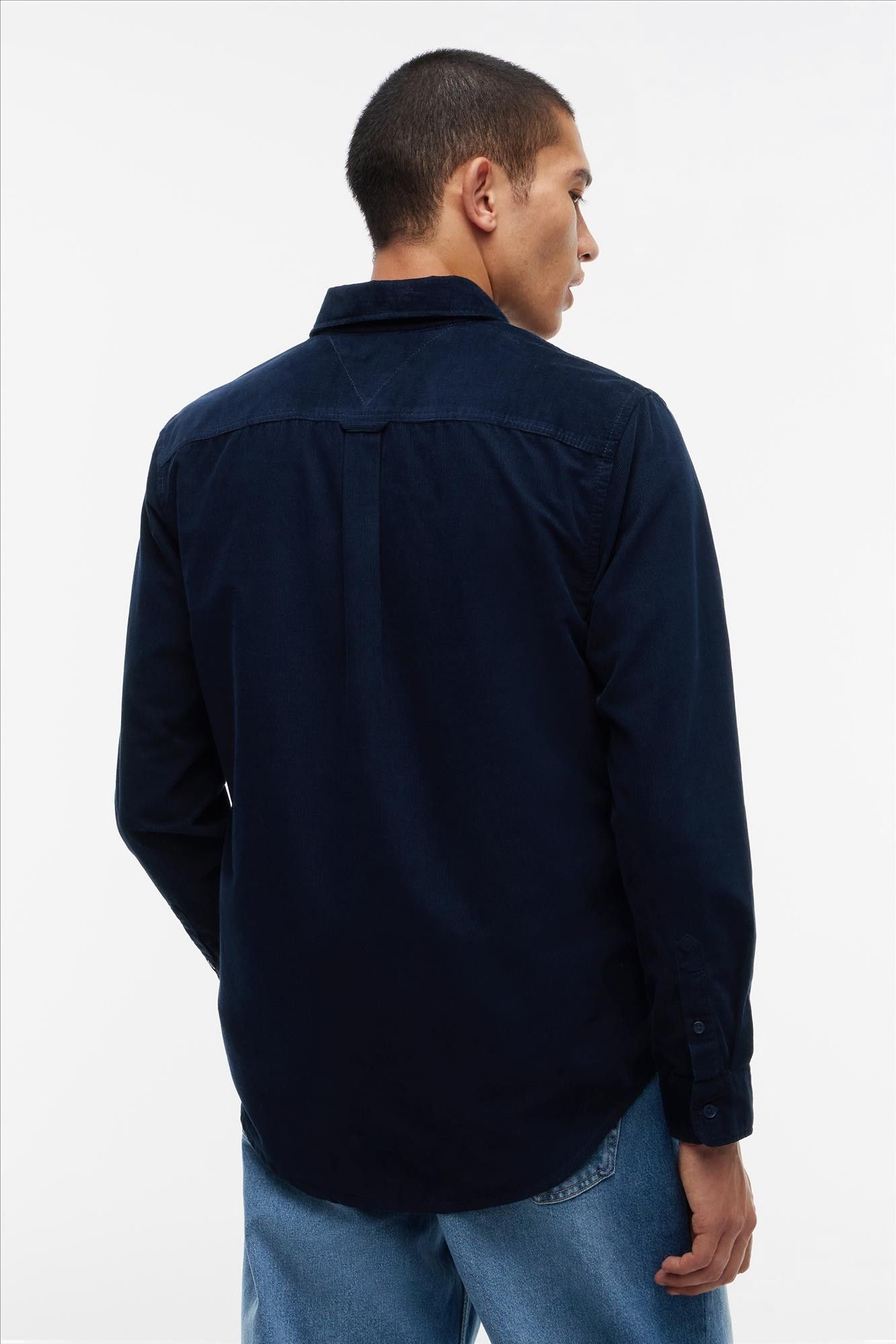 Tommy Jeans - Donkerblauw Baby Corduroy hemd