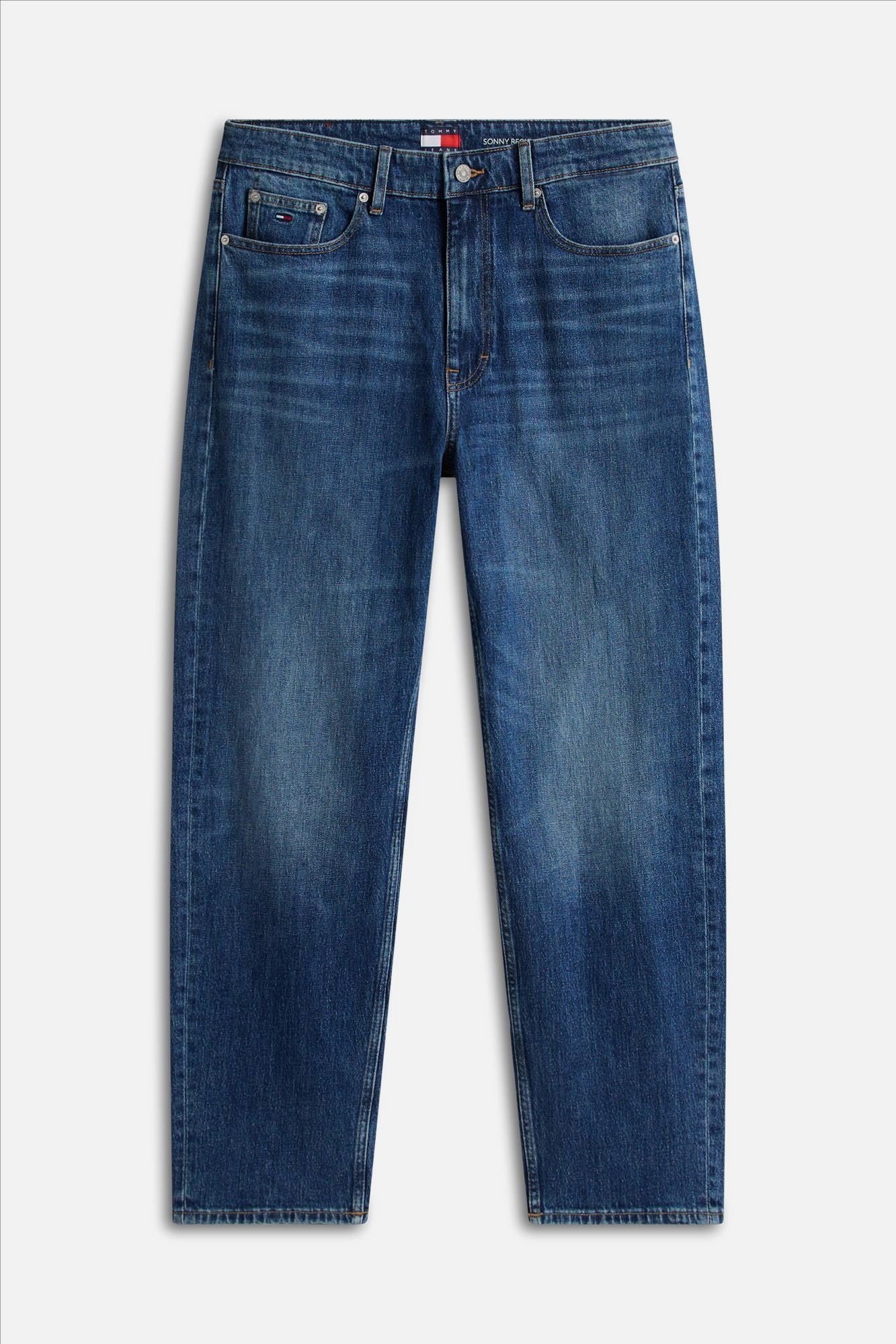 Tommy Jeans - Middenblauwe Sonny regular tapered jeans