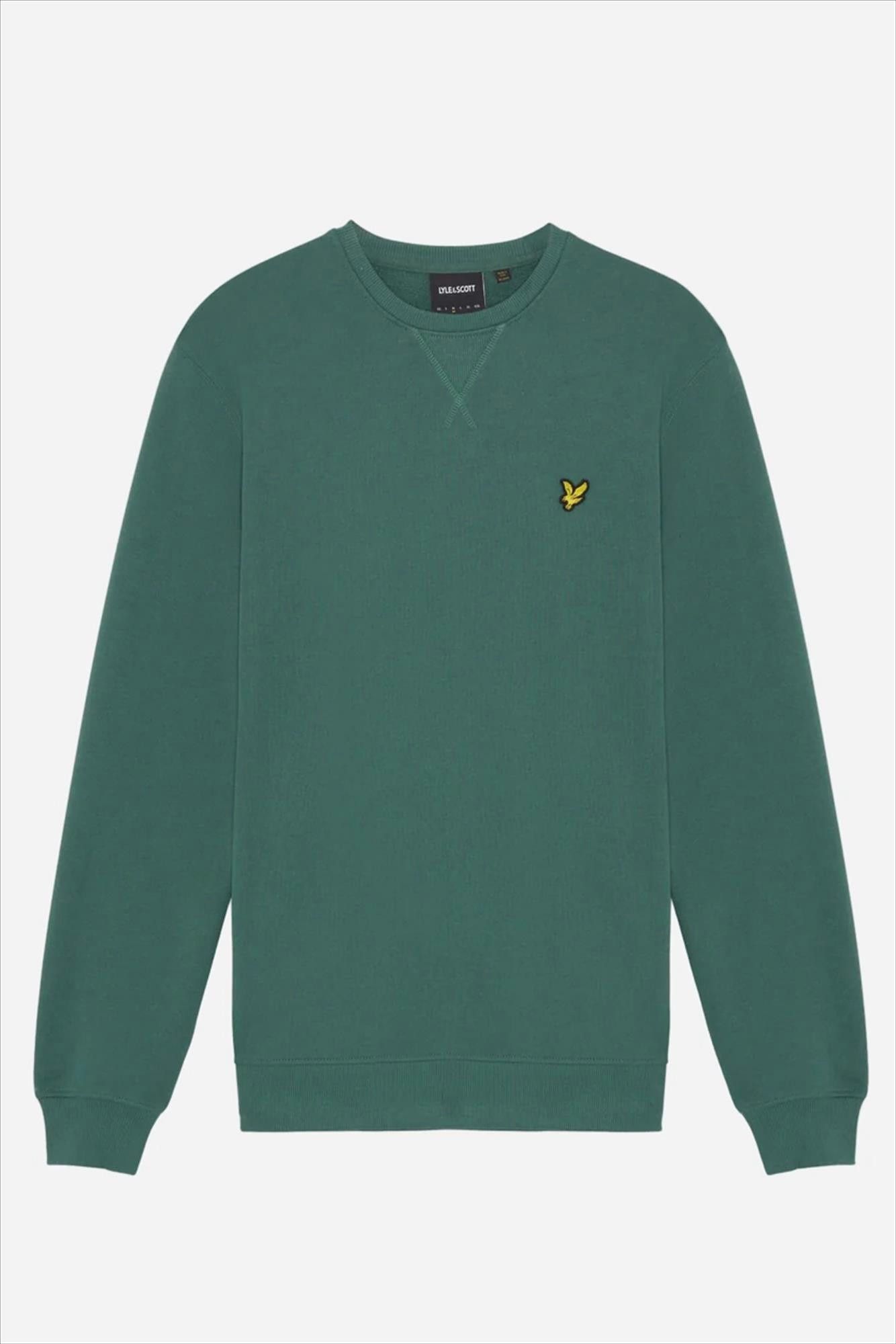 Lyle & Scott - Groene Crew Neck sweater