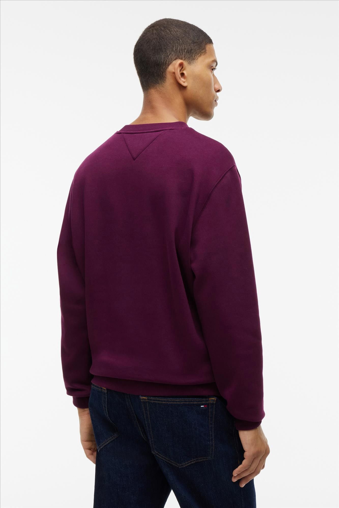 Tommy Jeans - Bordeaux Regular Flag sweater
