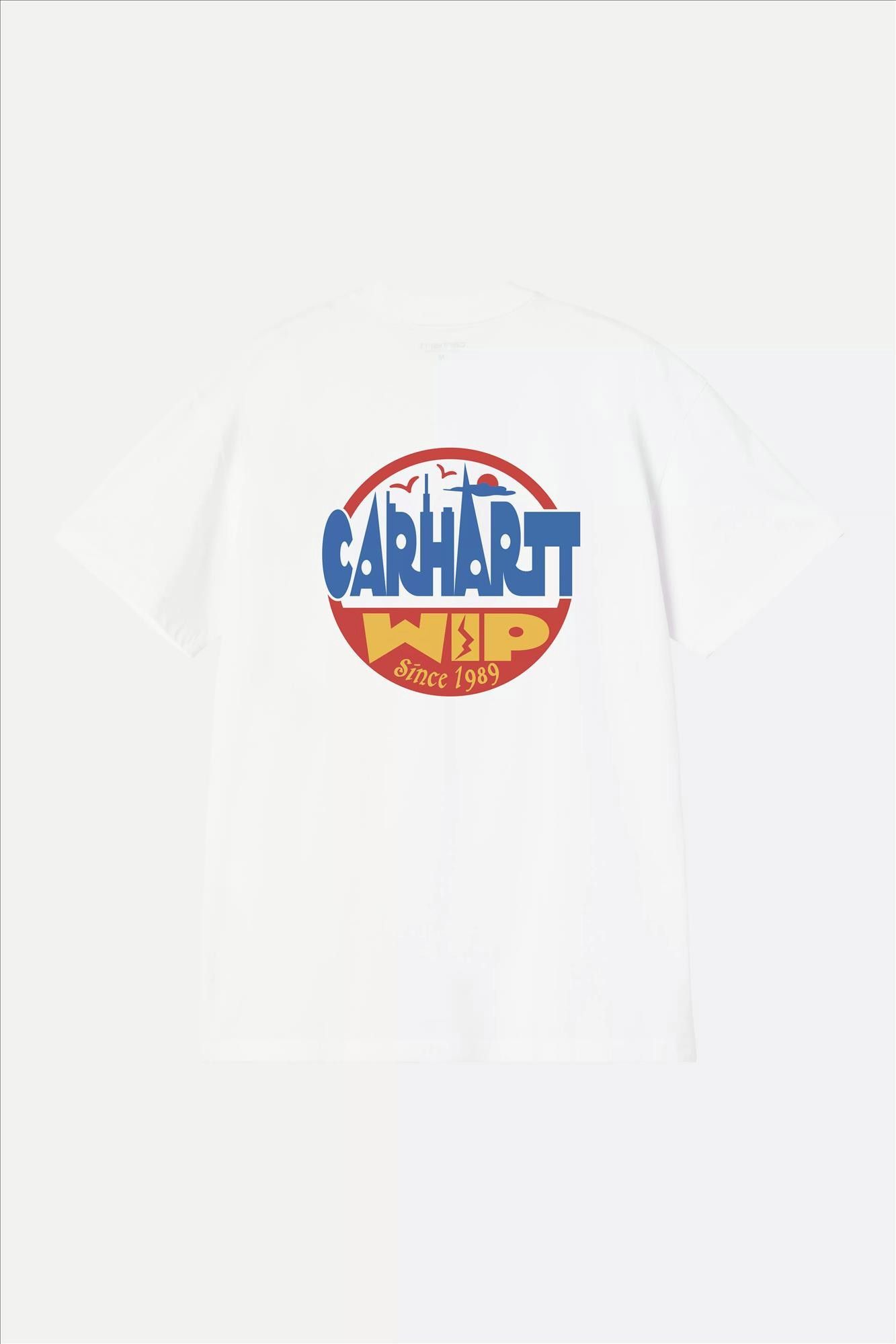 Carhartt WIP - Witte Luggage Label T-shirt