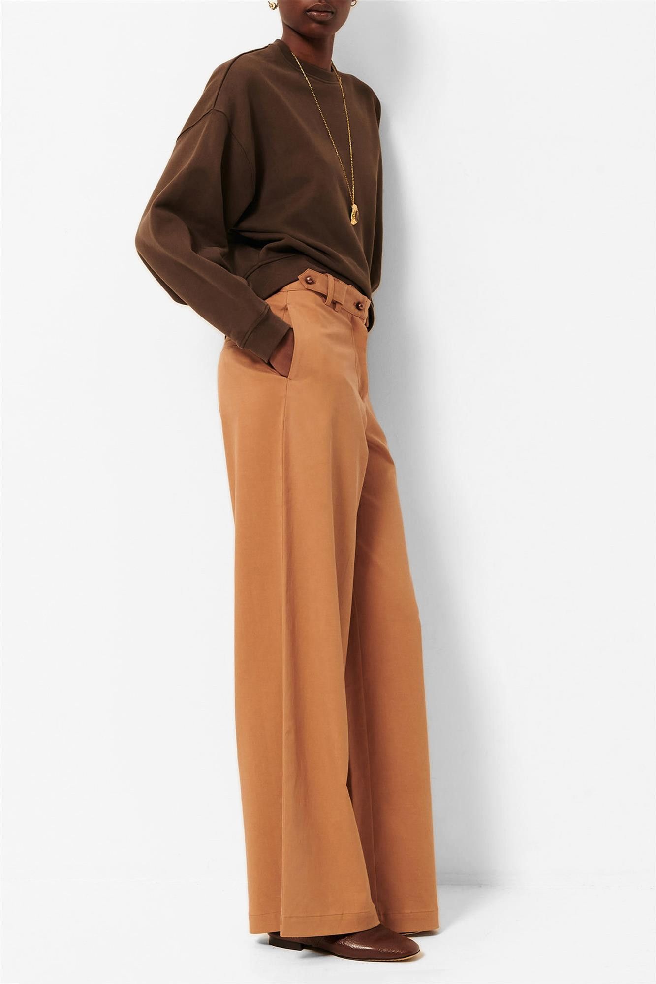 Sessùn - Bruine Wesley broek