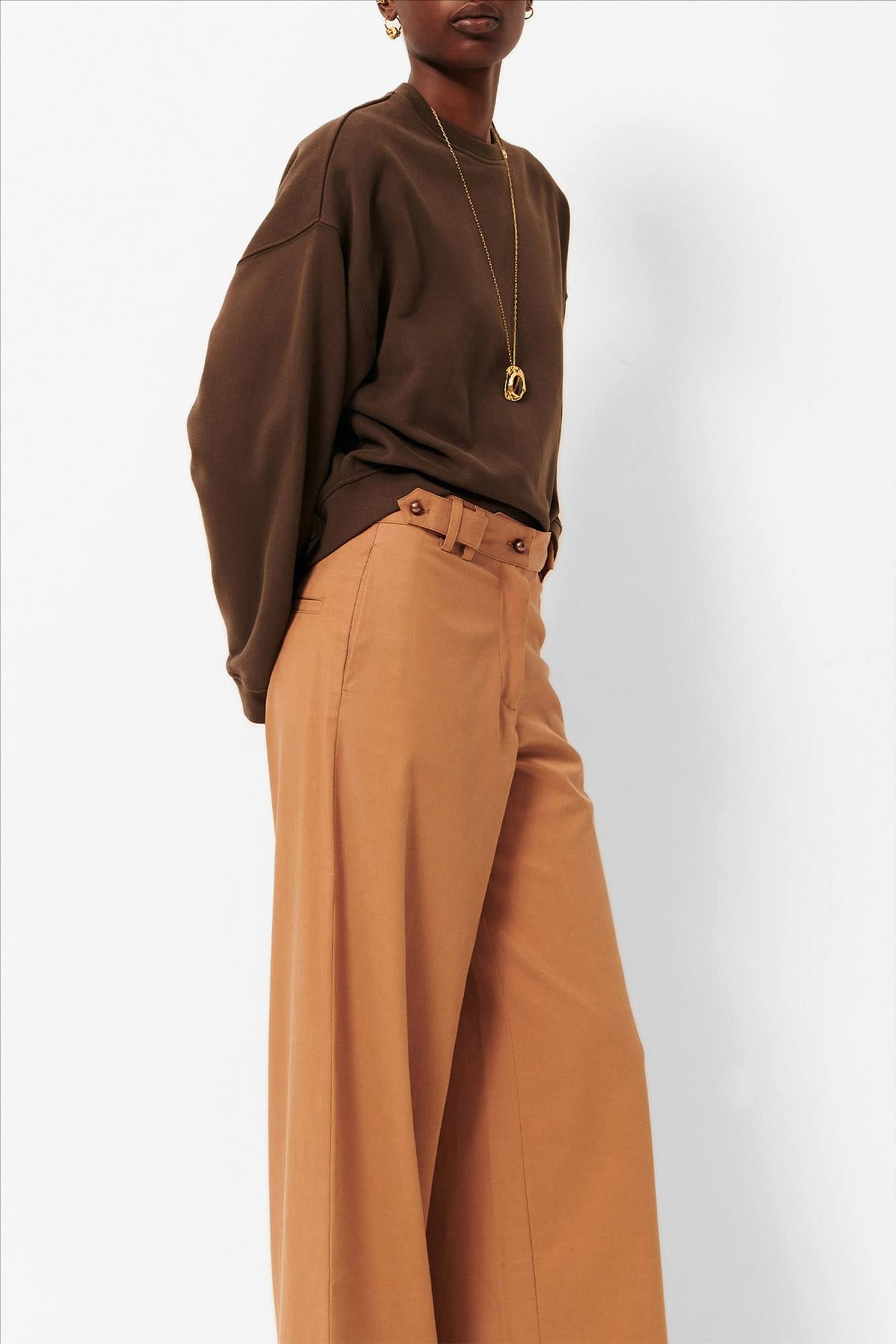 Sessùn - Bruine Wesley broek