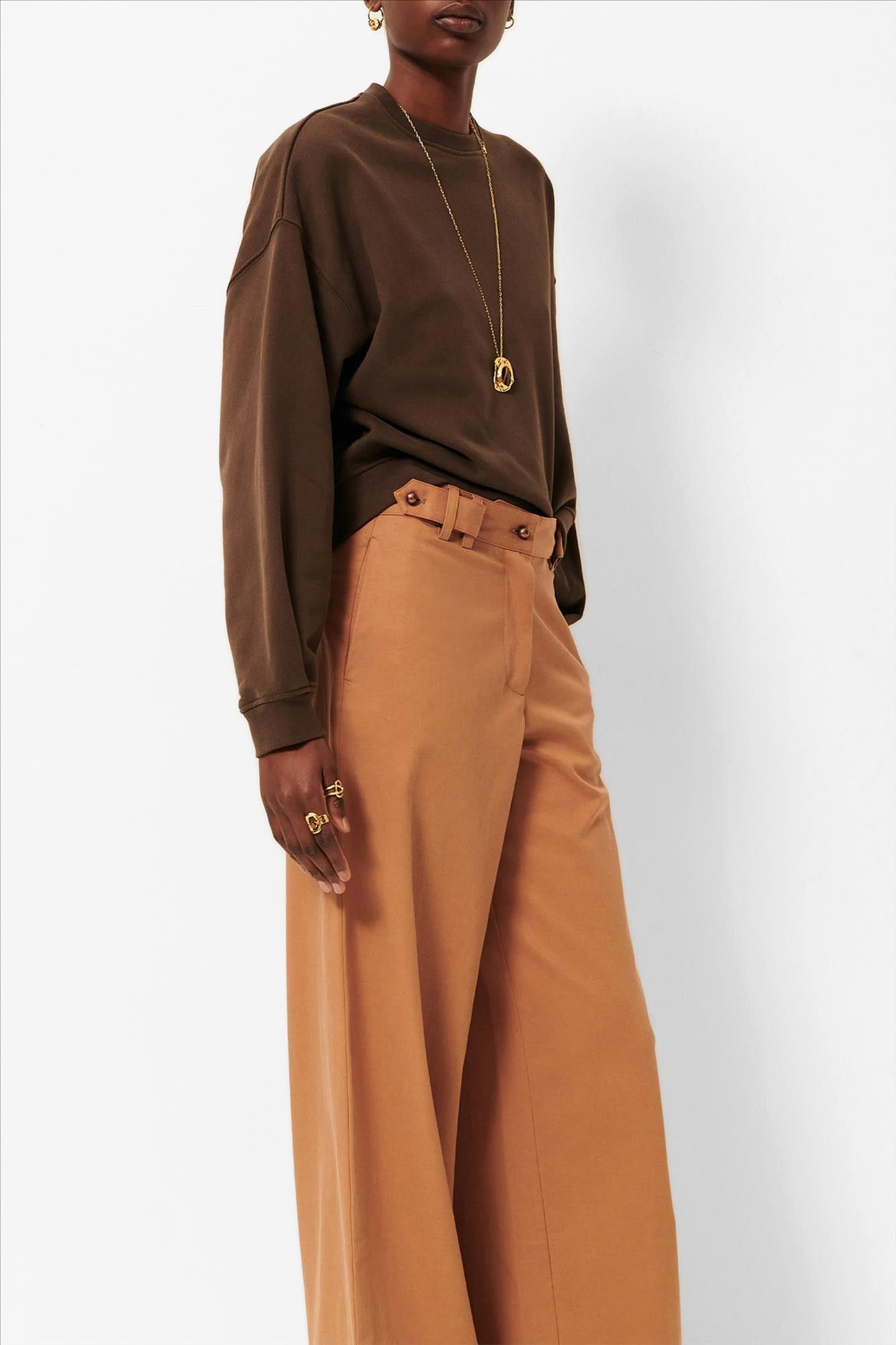 Sessùn - Bruine Wesley broek