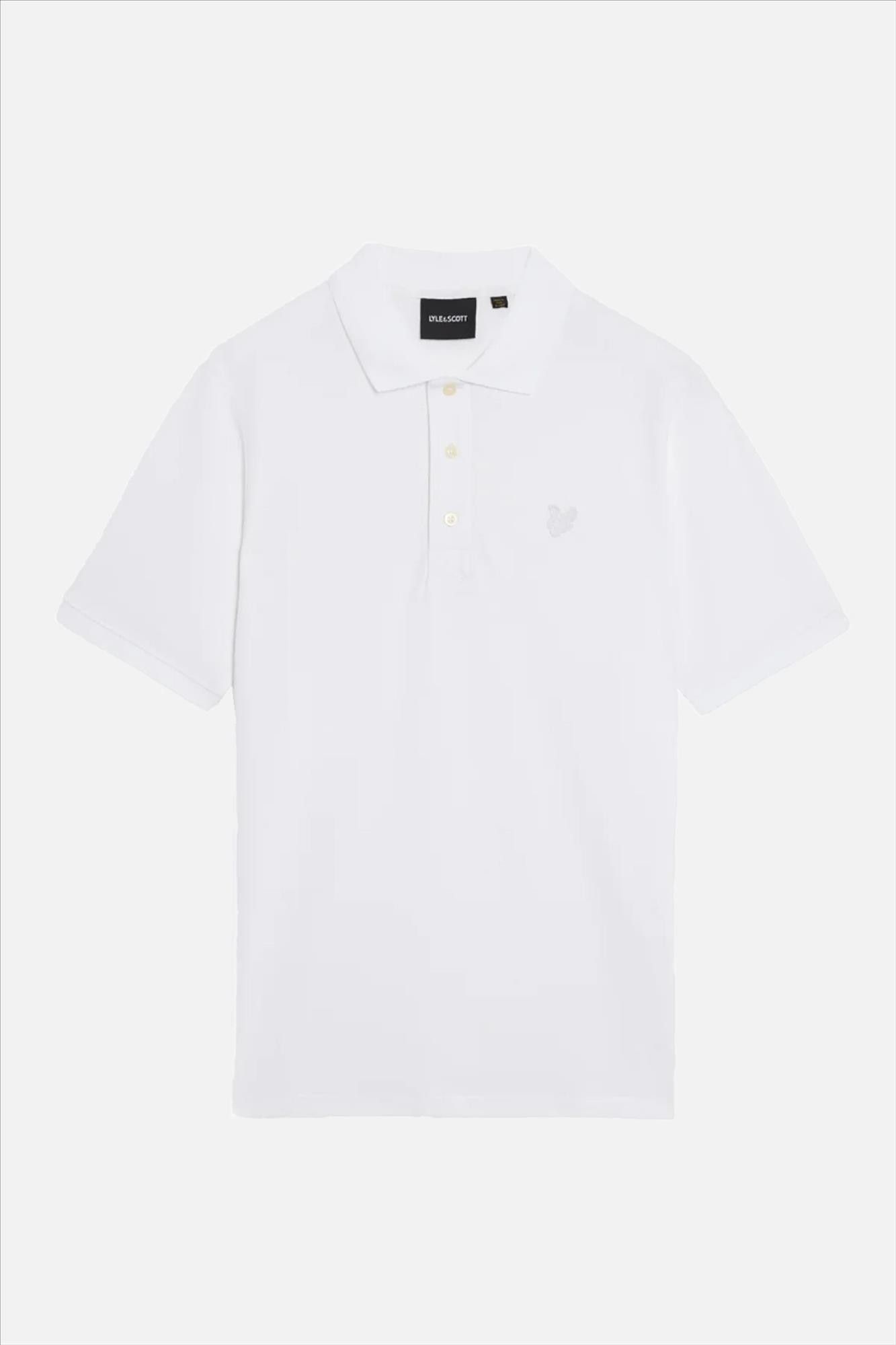 Lyle & Scott - Witte Tonal Eagle polo