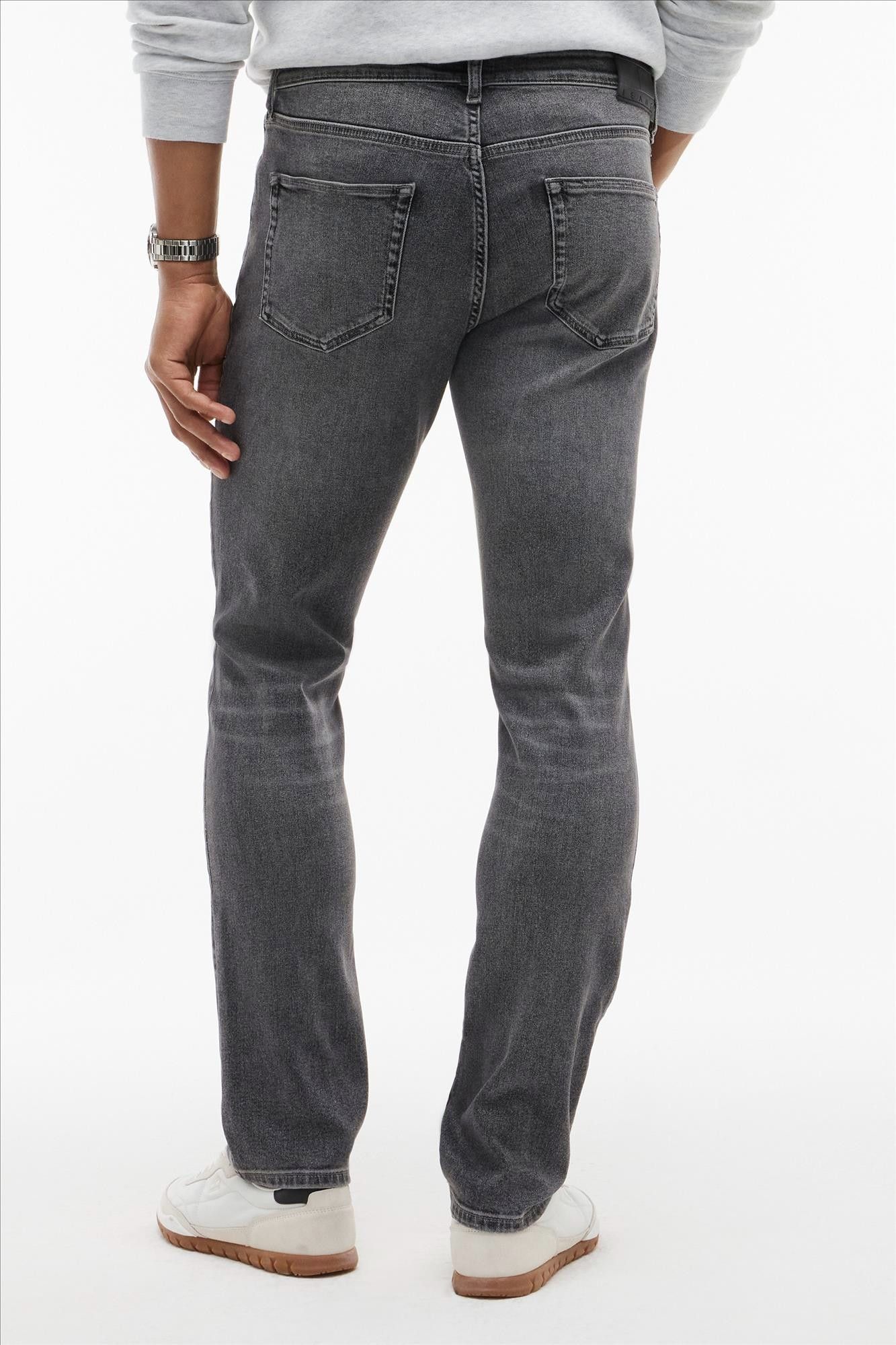 Tommy Jeans - Donkergrijze Scanton slim jeans