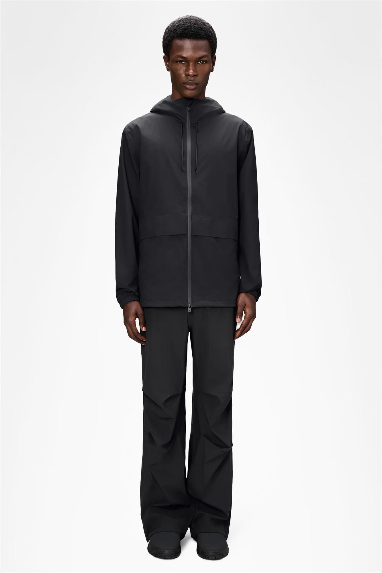 RAINS - Zwarte Suva Hardshell Pocket jas