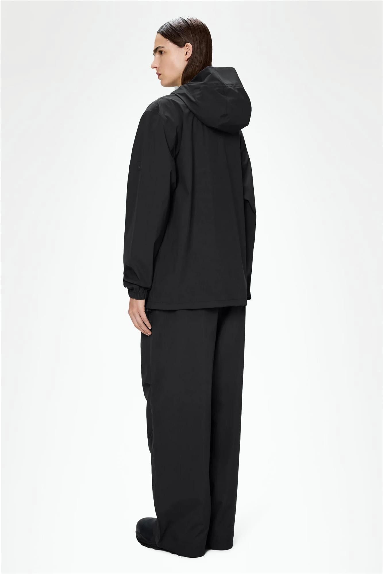 RAINS - Zwarte Suva Hardshell Pocket jas