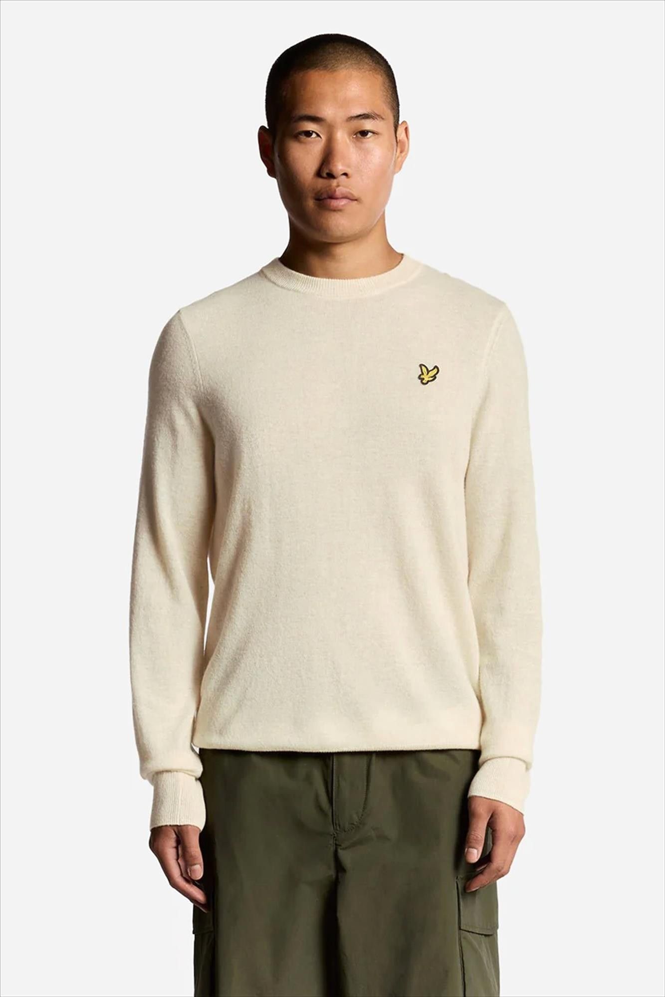 Lyle & Scott - Ecru Blend trui