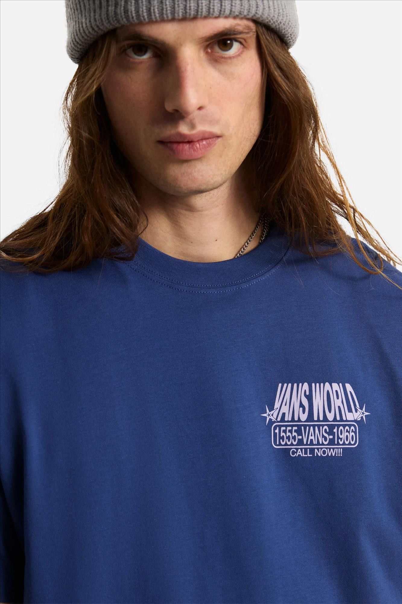 Vans  - Blauwe Vans World International T-shirt