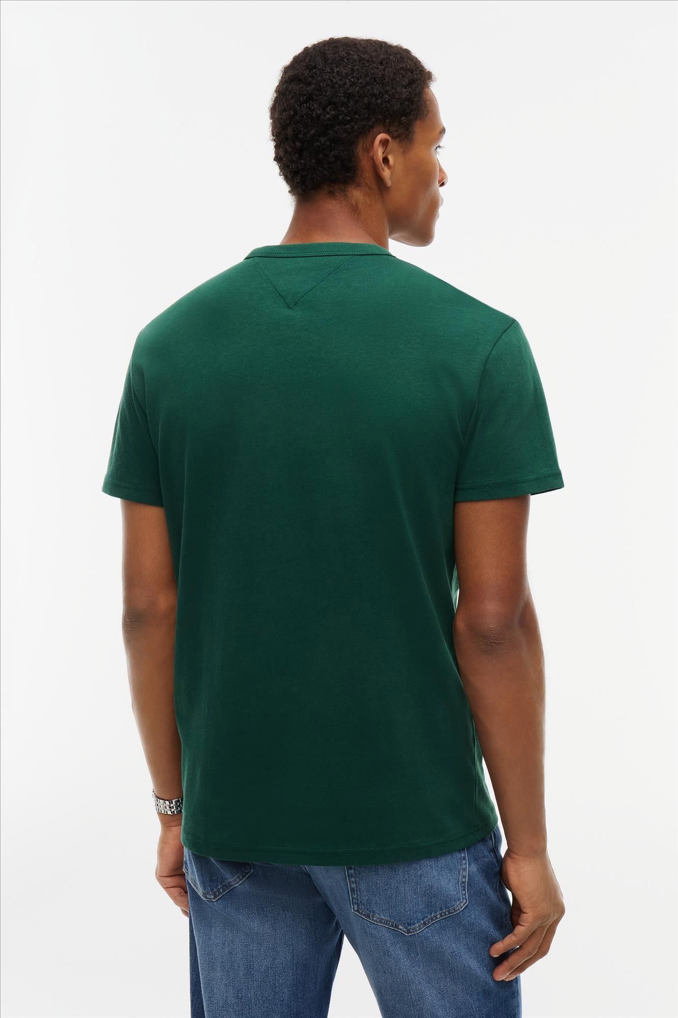 Tommy Jeans - Donkergroene Regular Badge T-shirt