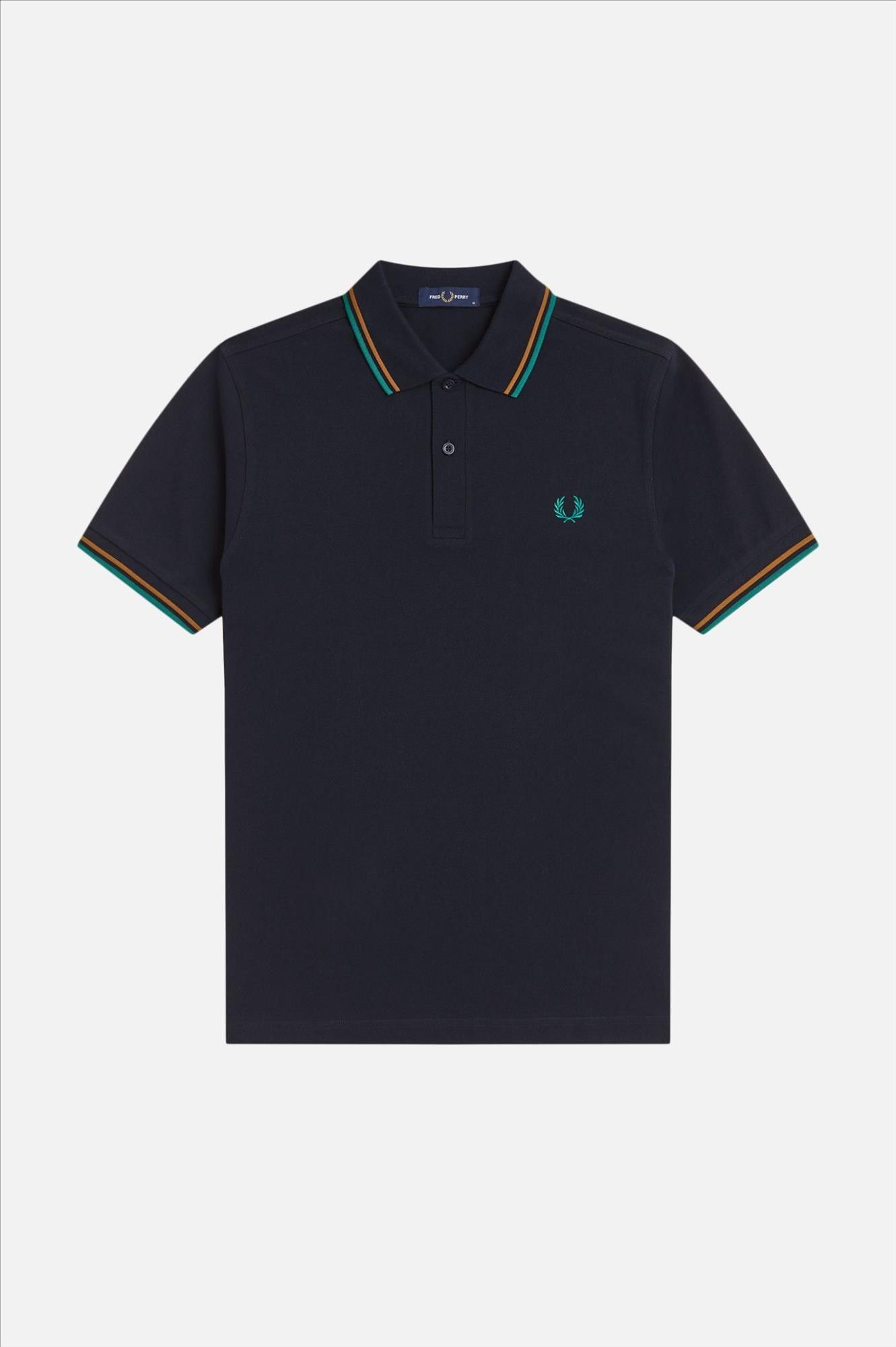 Fred Perry - Donkerblauwe Twin Tipped polo