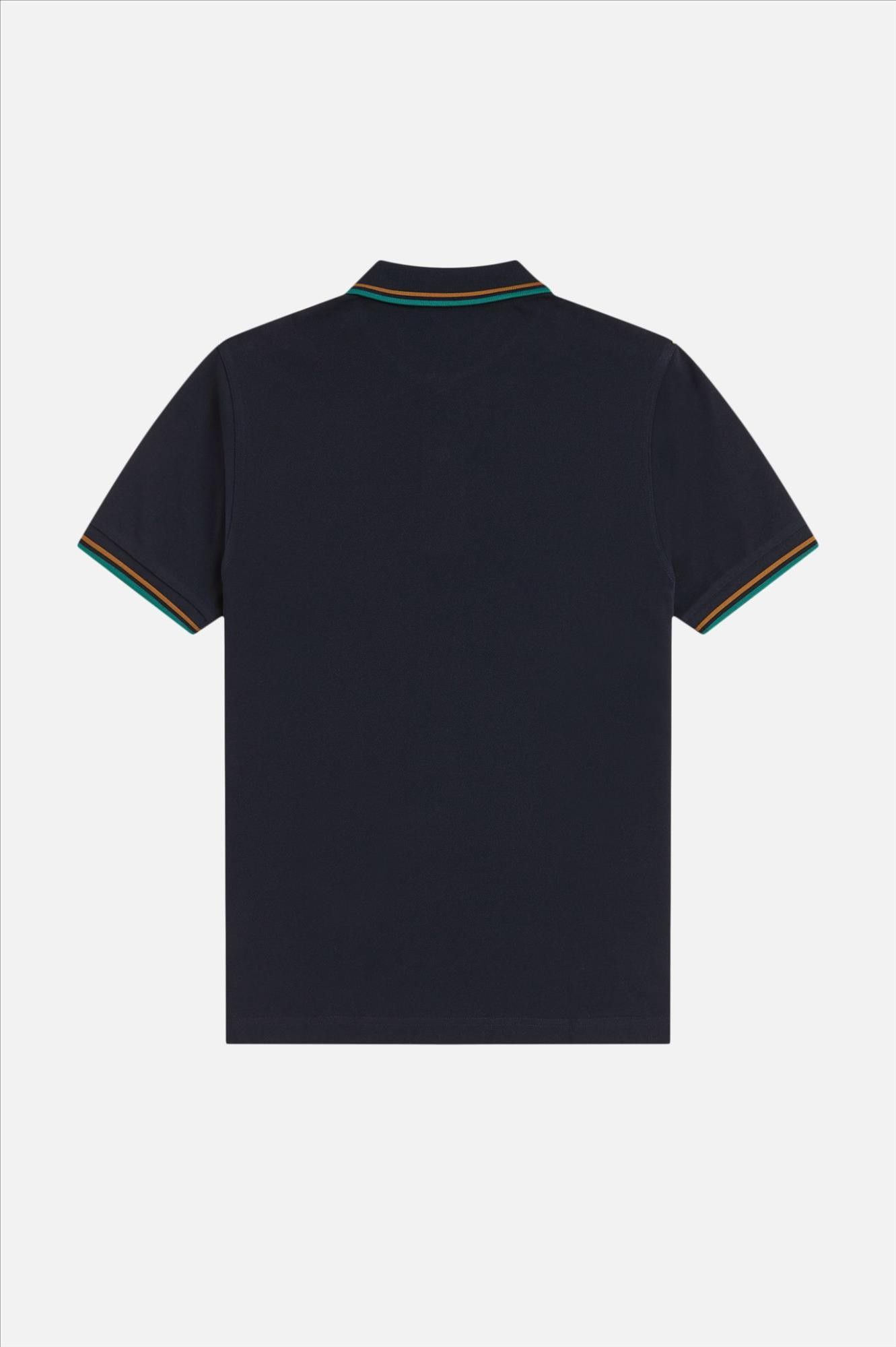 Fred Perry - Donkerblauwe Twin Tipped polo