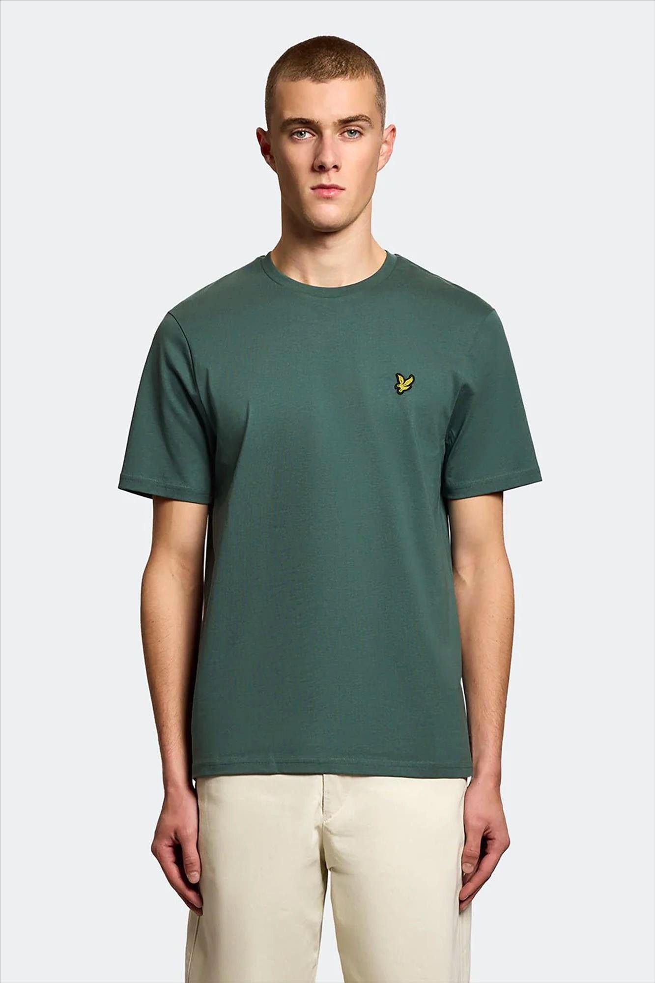 Lyle & Scott - Groene Plain T-shirt
