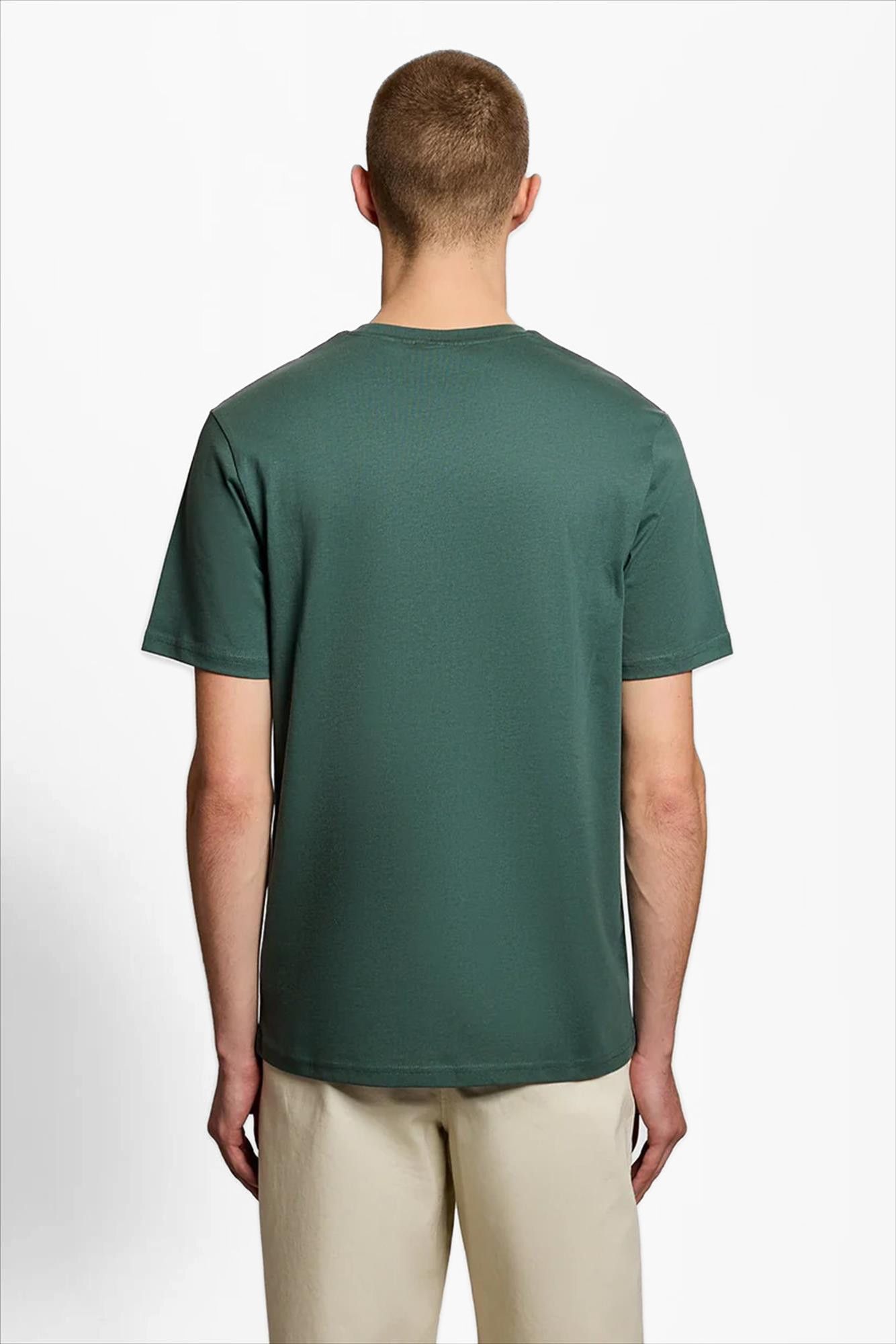 Lyle & Scott - Groene Plain T-shirt