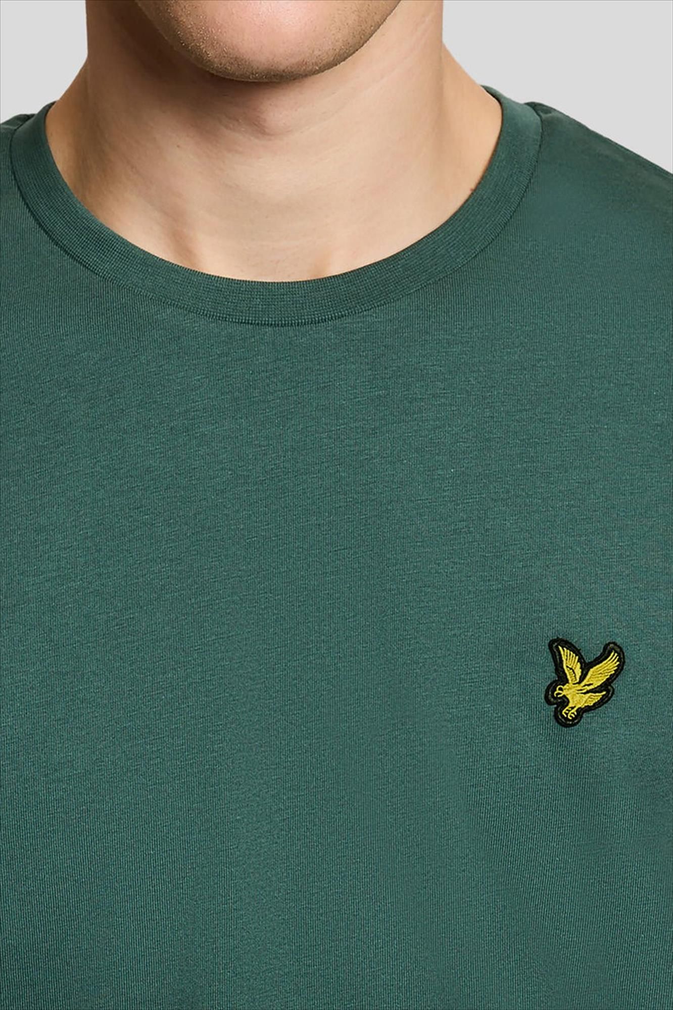 Lyle & Scott - Groene Plain T-shirt