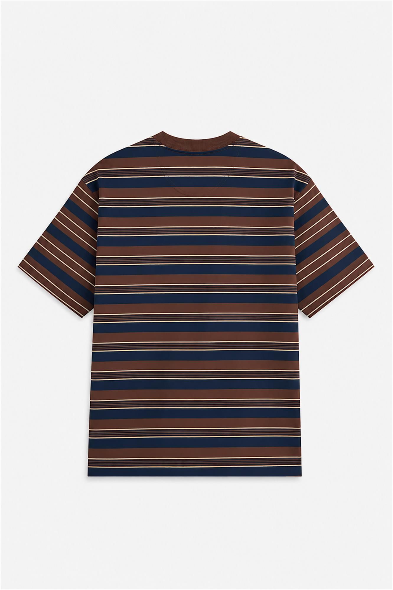 Vans  - Donkerblauw-Bruine Pismo T-shirt