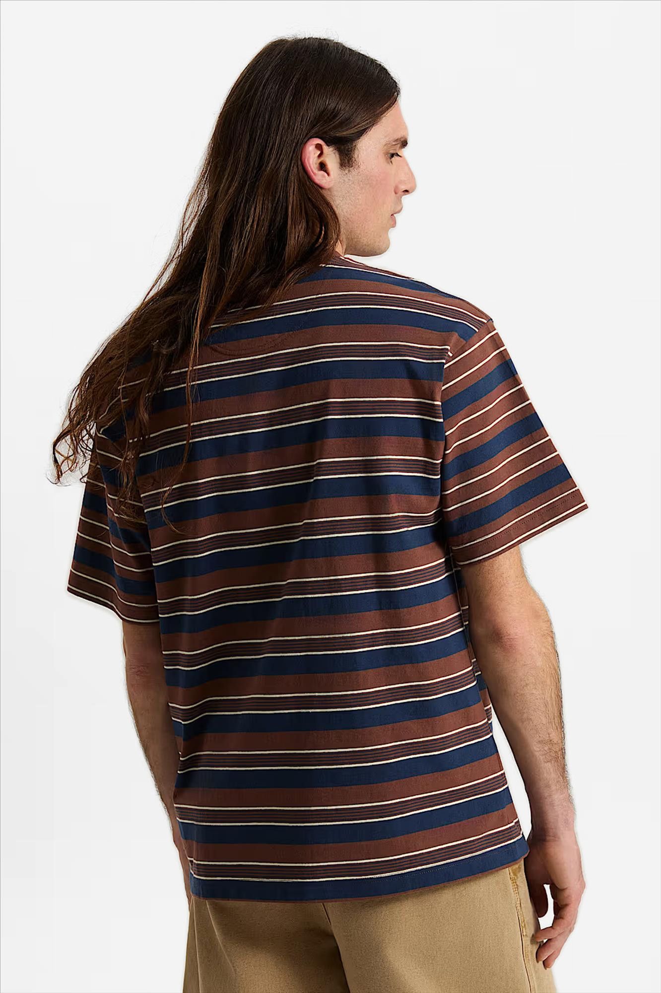 Vans  - Donkerblauw-Bruine Pismo T-shirt