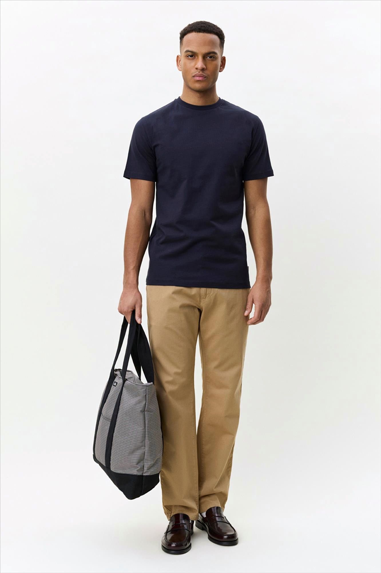 LES DEUX  - Donkerblauwe Flower T-shirt