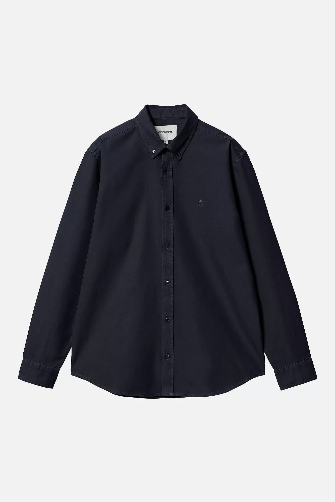 Carhartt WIP - Donkerblauw Bolton hemd