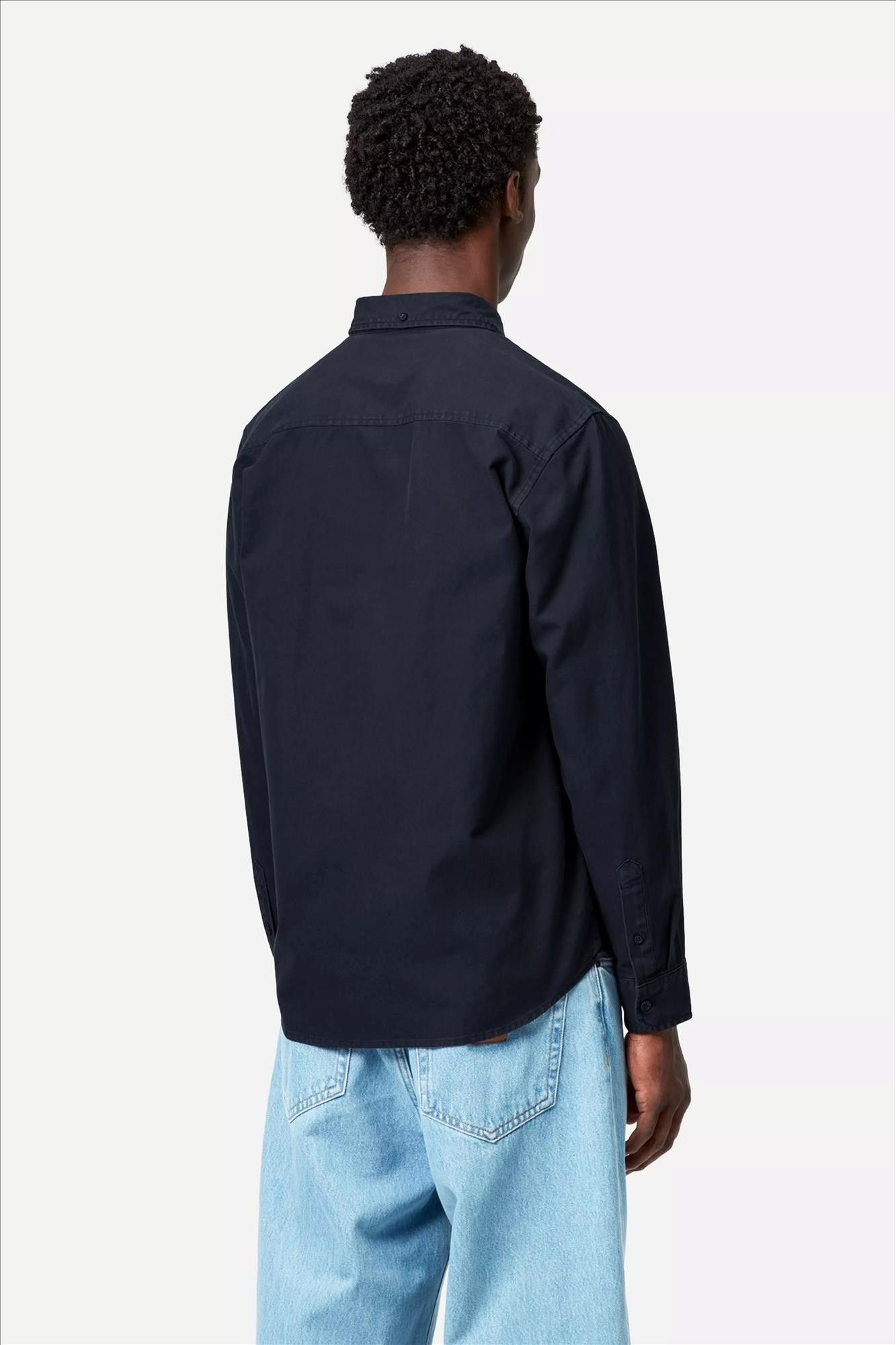 Carhartt WIP - Donkerblauw Bolton hemd