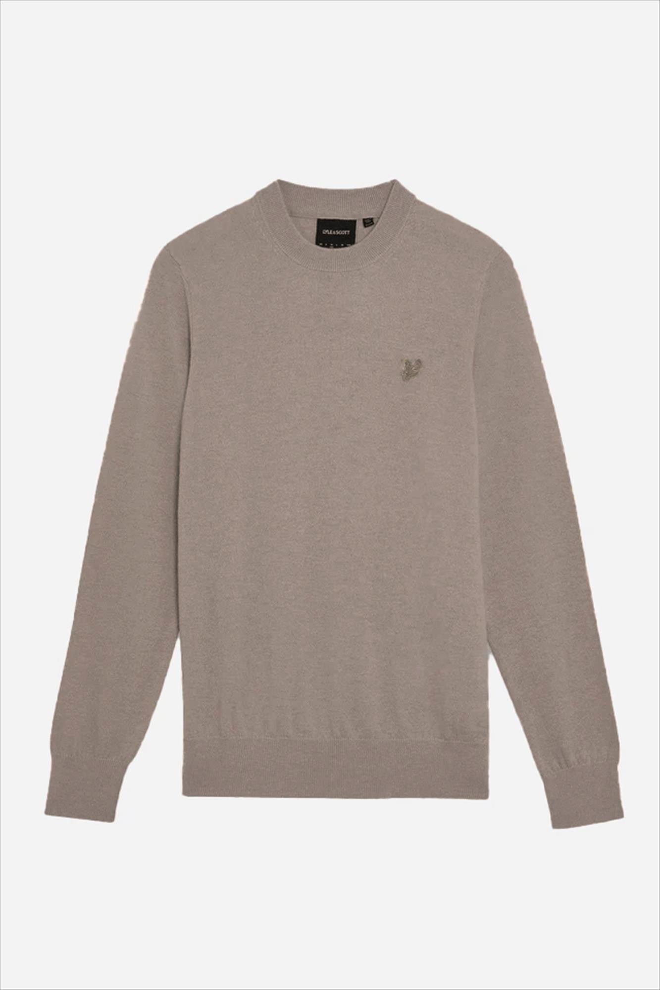 Lyle & Scott - Grijze Crew Neck trui
