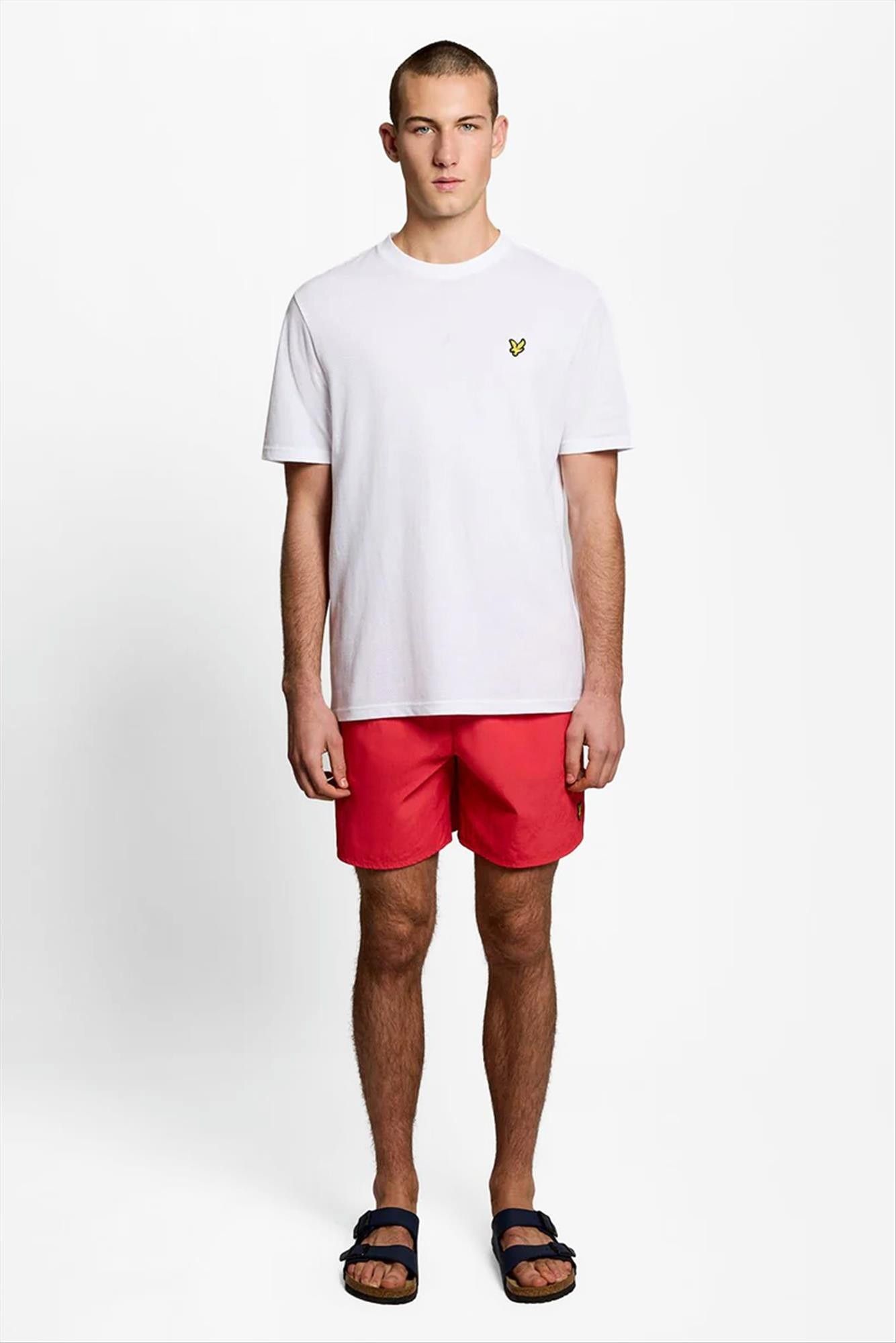 Lyle & Scott - Rode Plain zwemshort