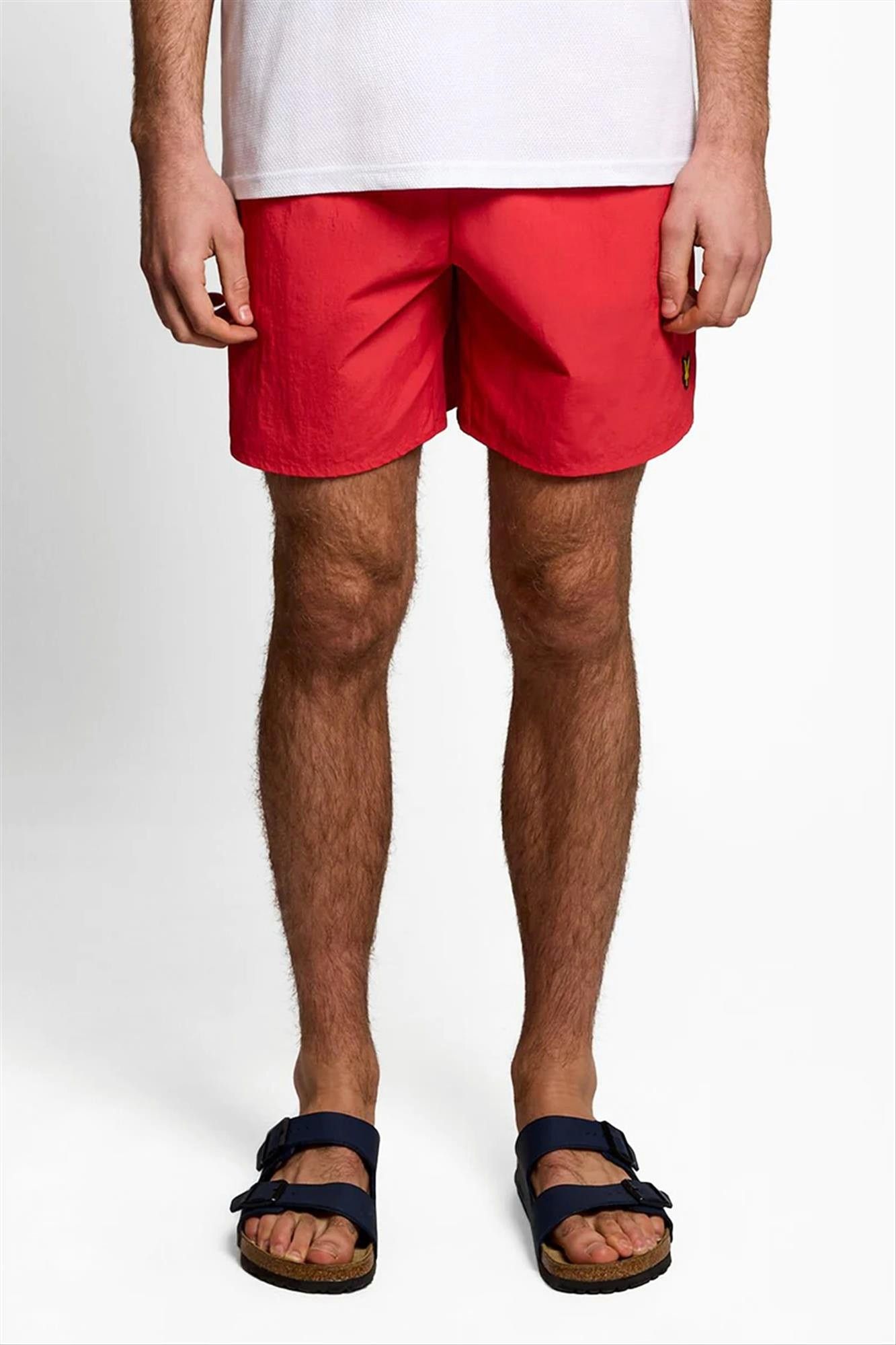 Lyle & Scott - Rode Plain zwemshort