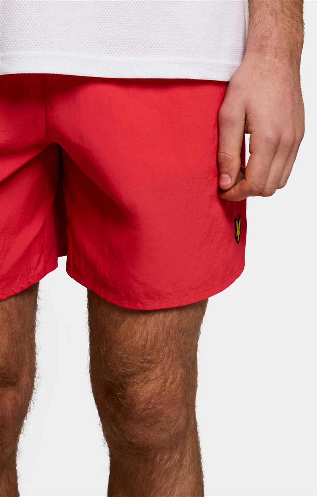 Lyle & Scott - Rode Plain zwemshort