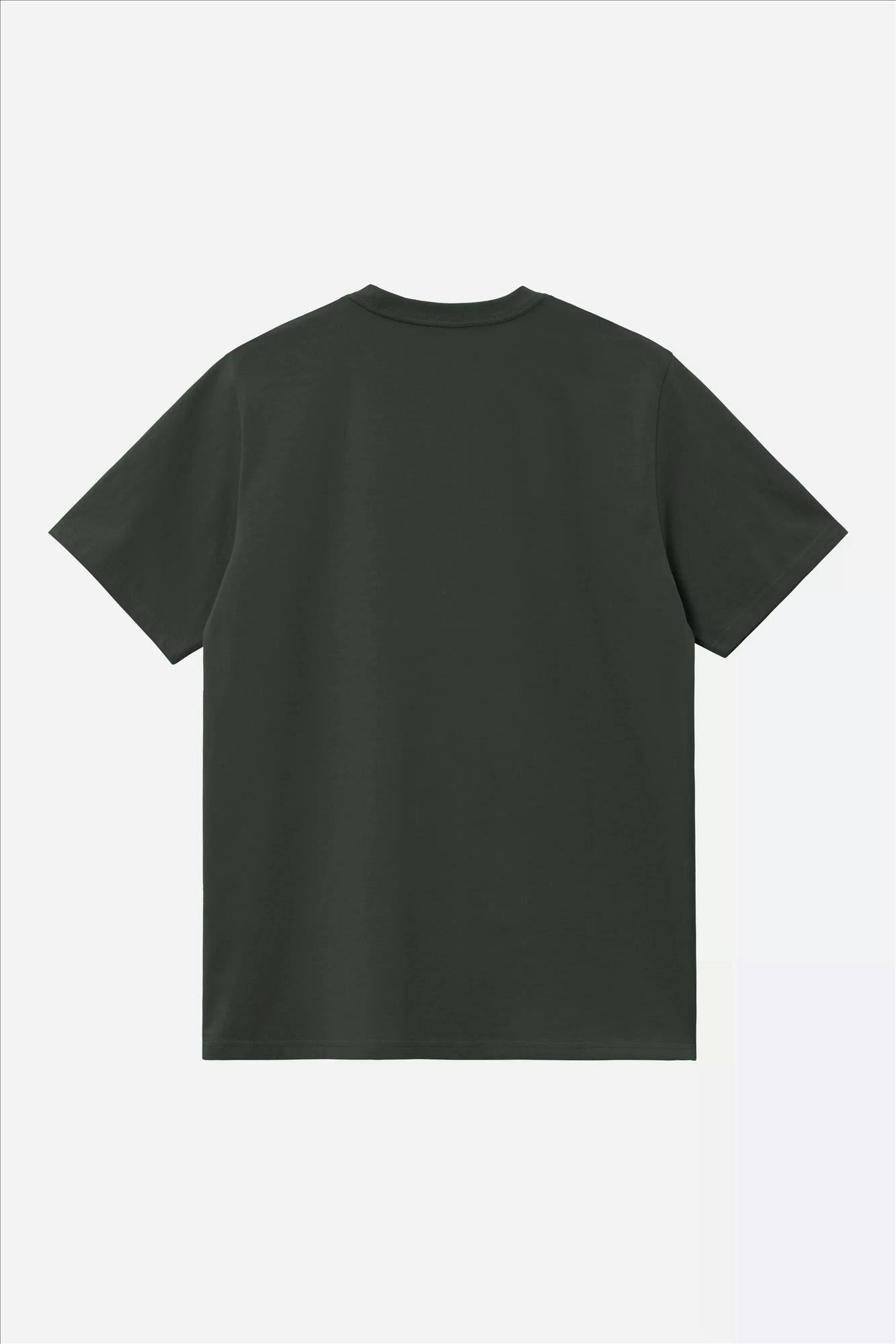 Carhartt WIP - Donkergroene Pocket T-shirt