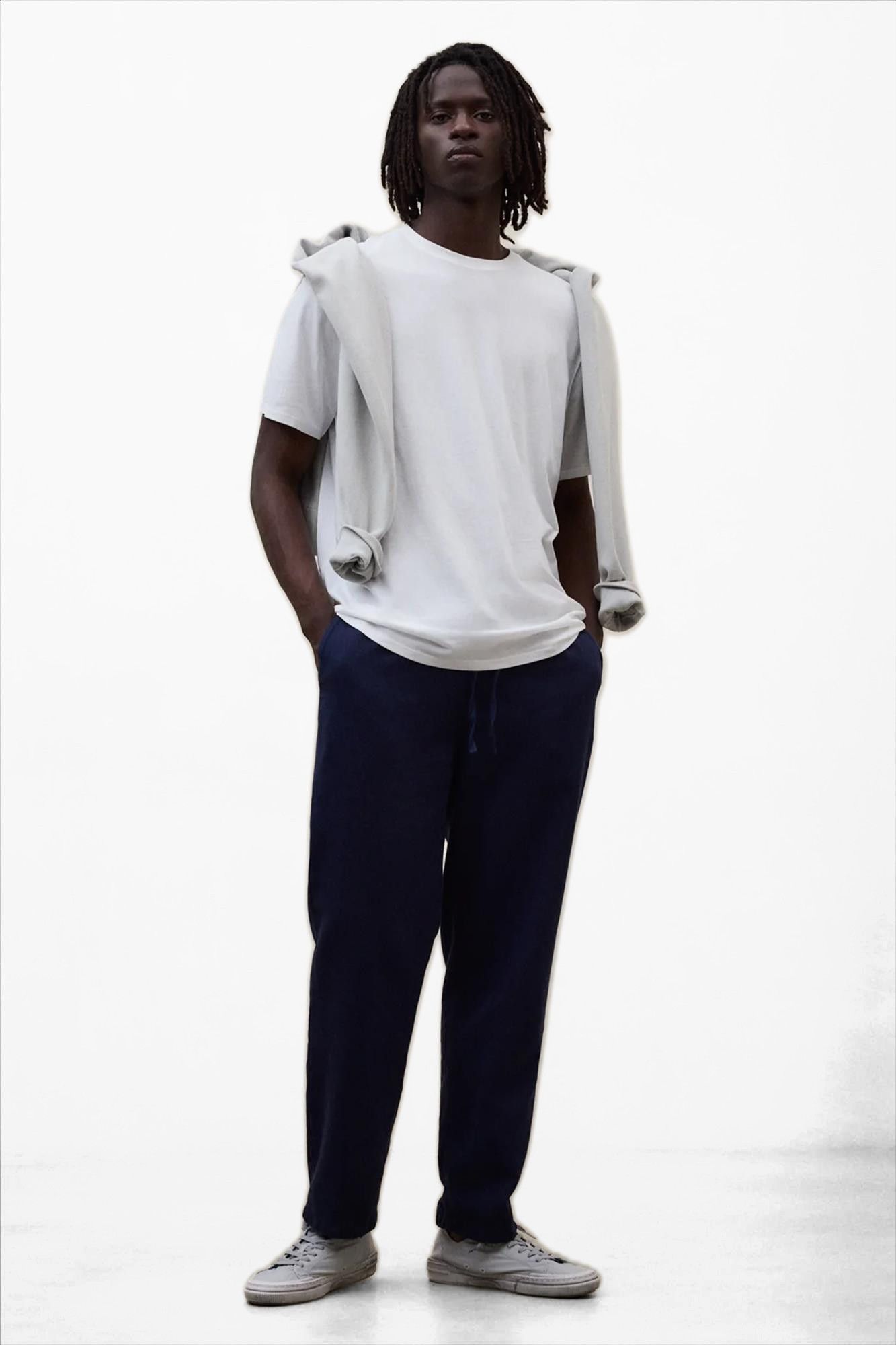 ECOALF - Donkerblauwe Gina broek