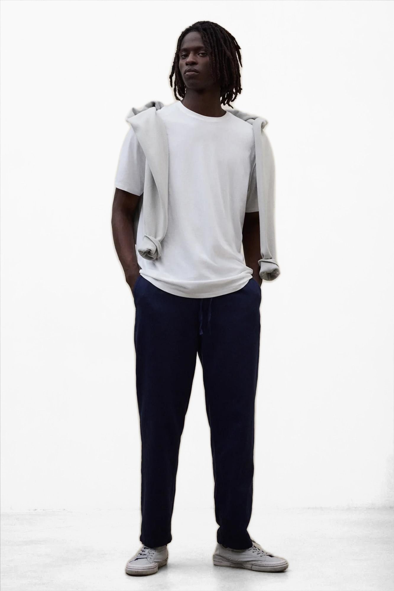 ECOALF - Donkerblauwe Gina broek