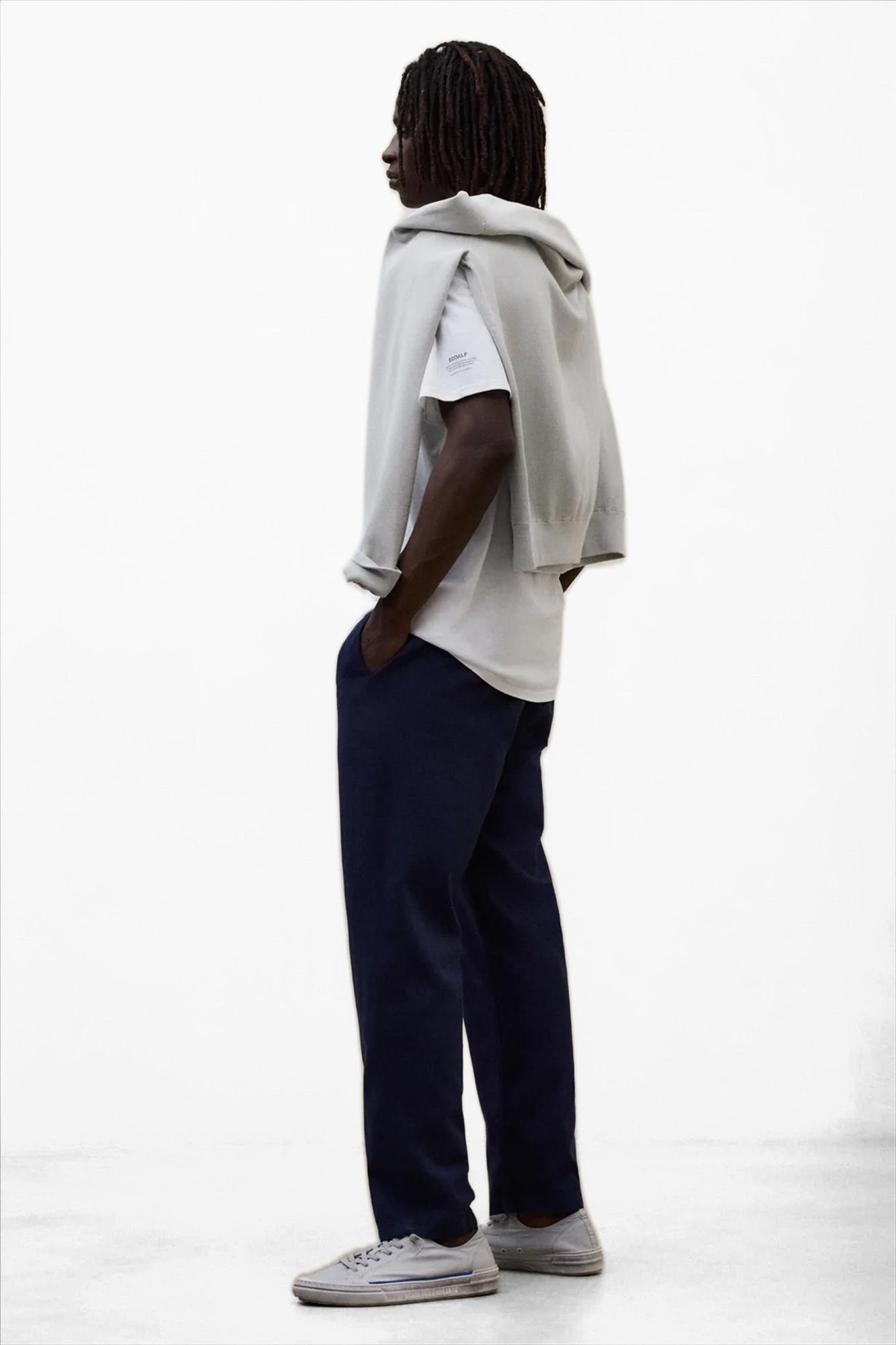 ECOALF - Donkerblauwe Gina broek